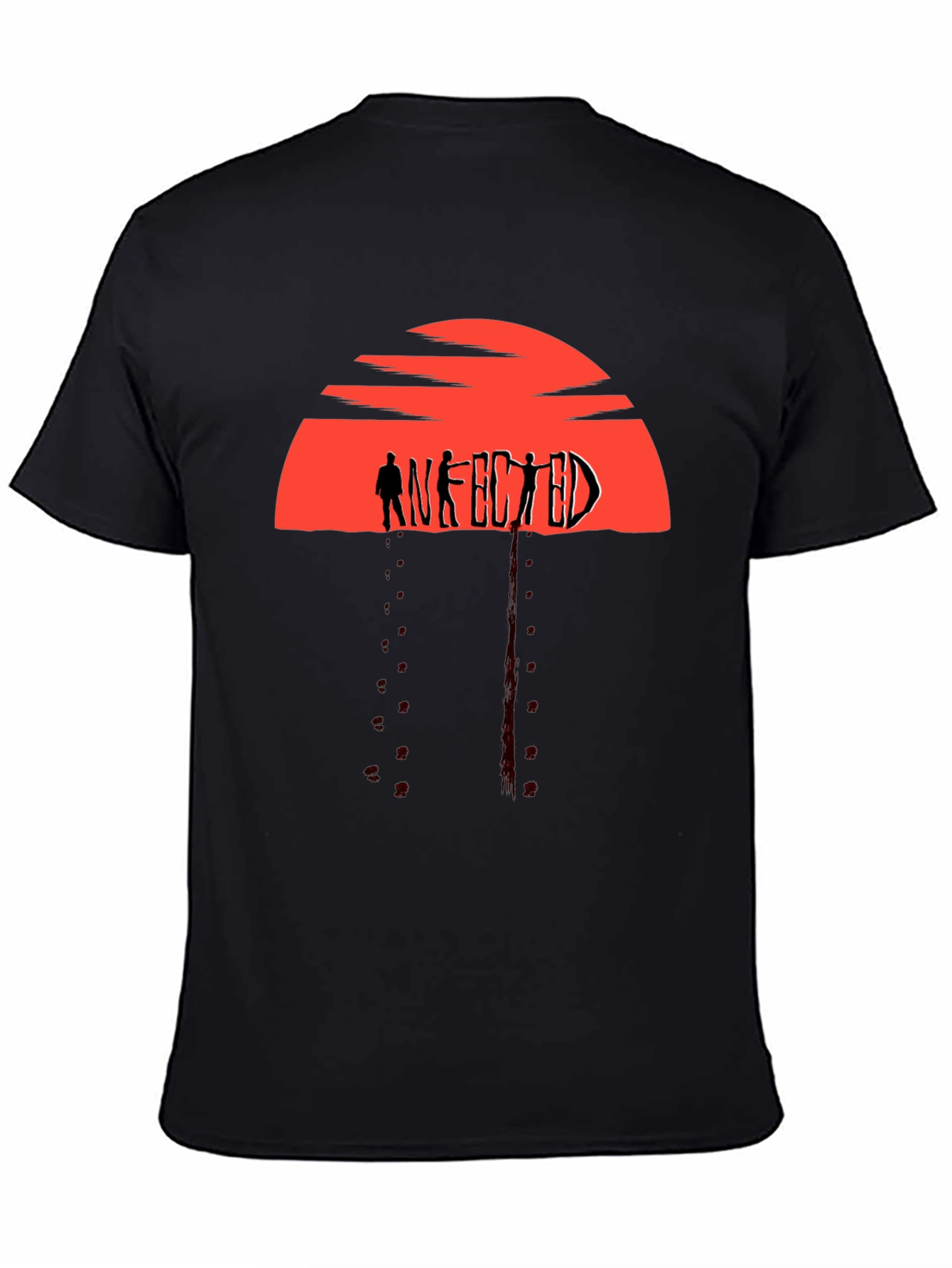 Infected Graphic Tee - Black Horror Shirt