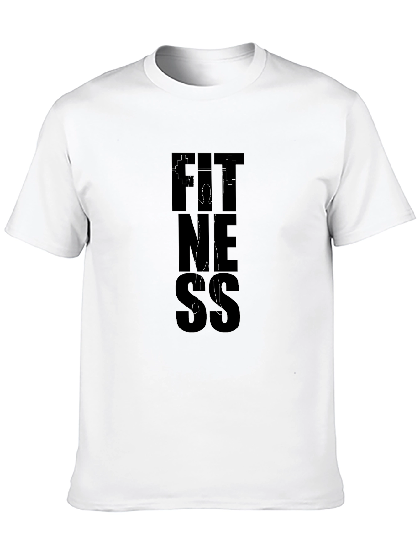 Fitness Graphic Black T-Shirt