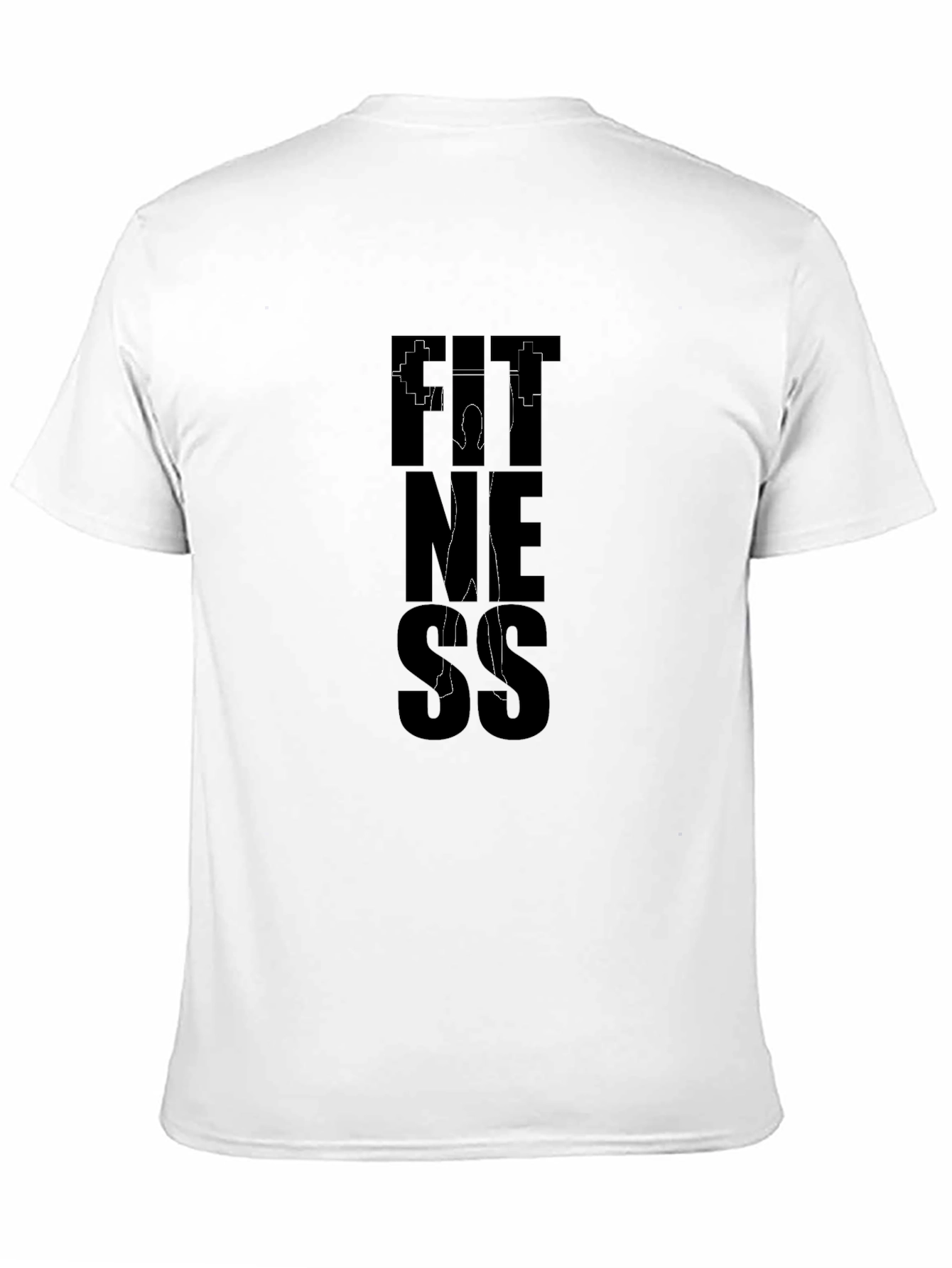 Fitness Graphic Black T-Shirt