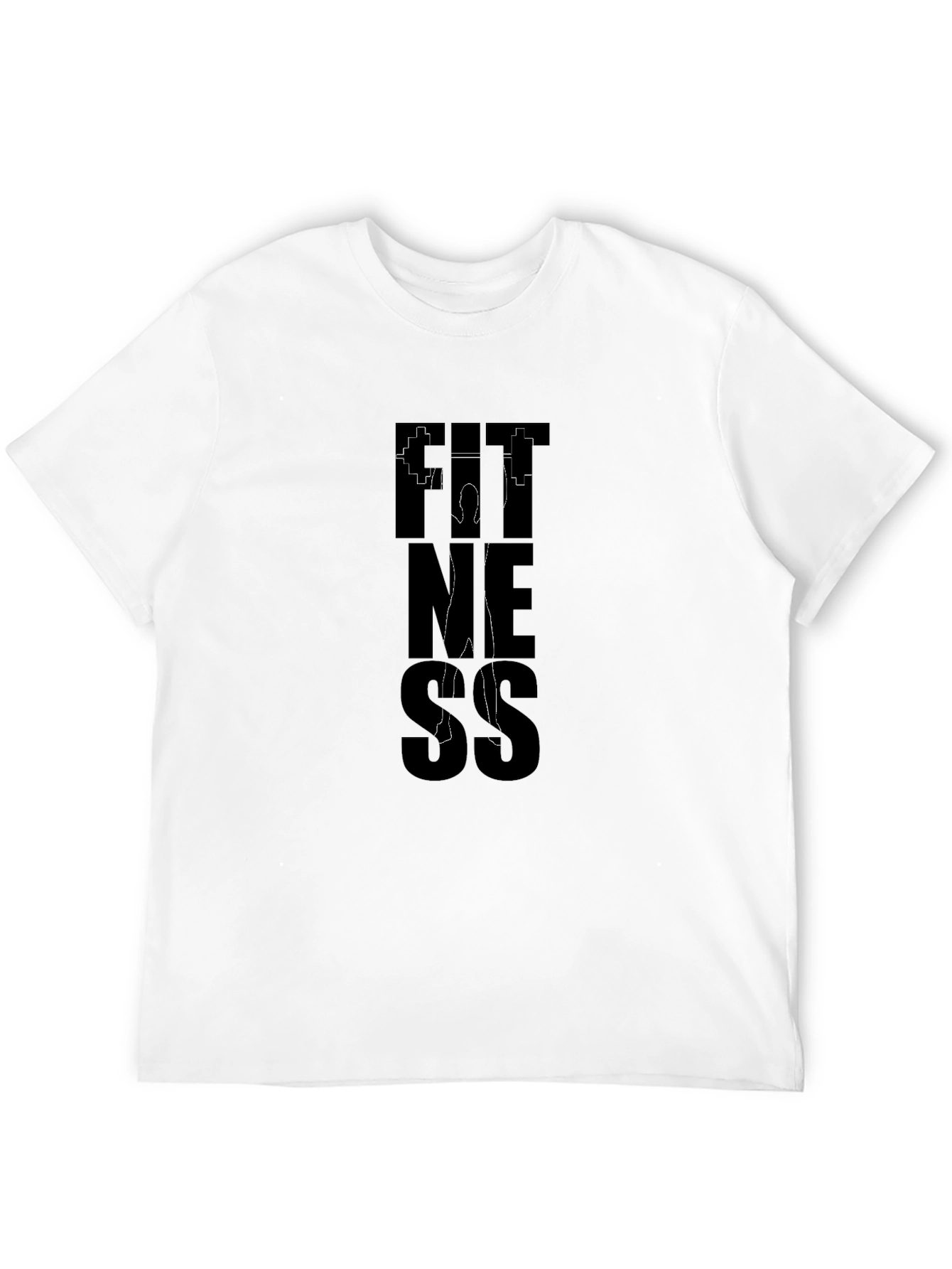 Fitness Graphic Black T-Shirt
