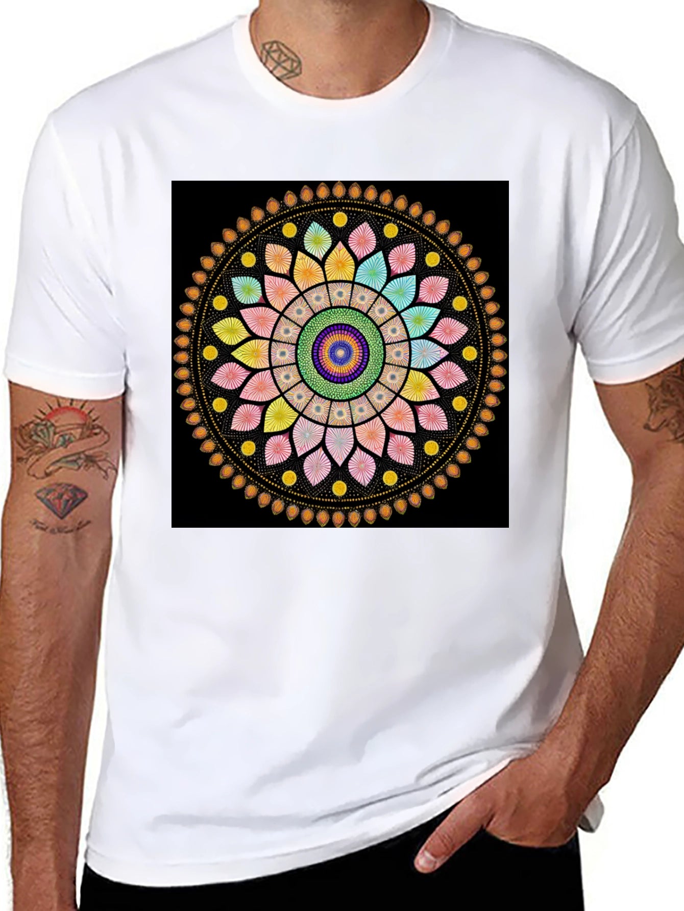 Mandala T-Shirt - Vibrant Graphic Tee