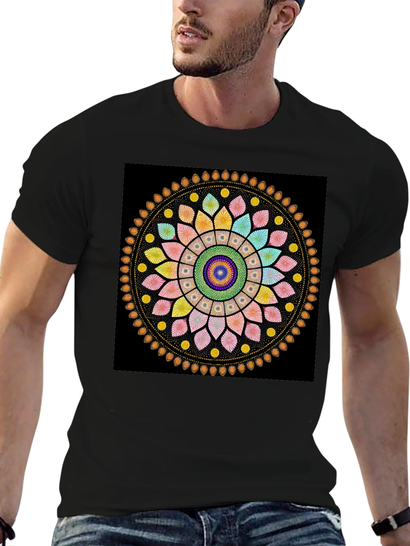 Mandala T-Shirt - Vibrant Graphic Tee