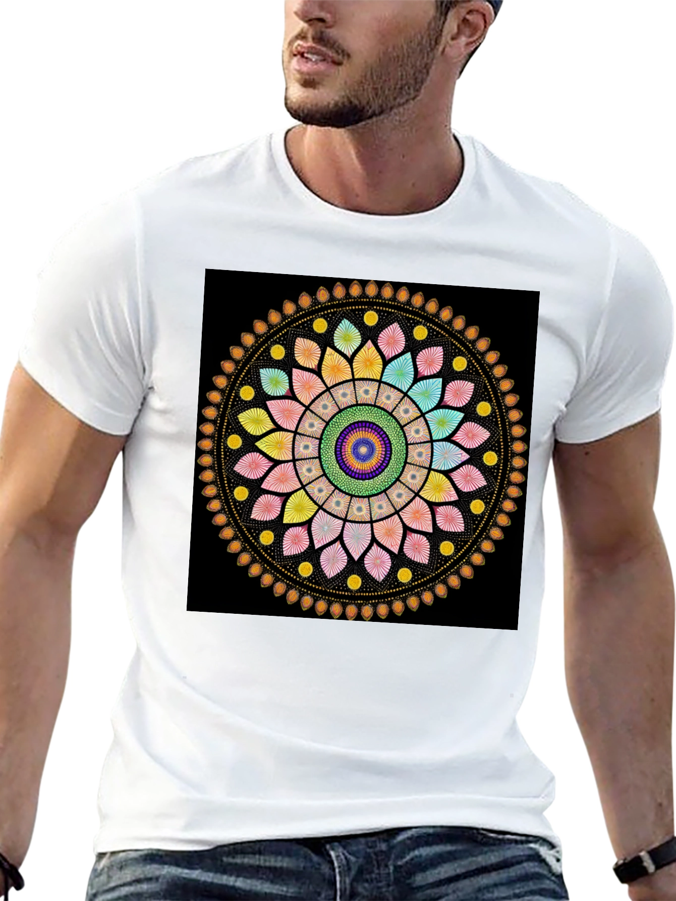 Mandala T-Shirt - Vibrant Graphic Tee
