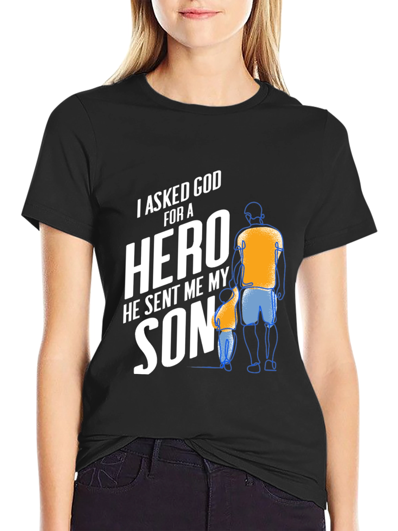 Hero Son T-Shirt: Father & Son Graphic Tee