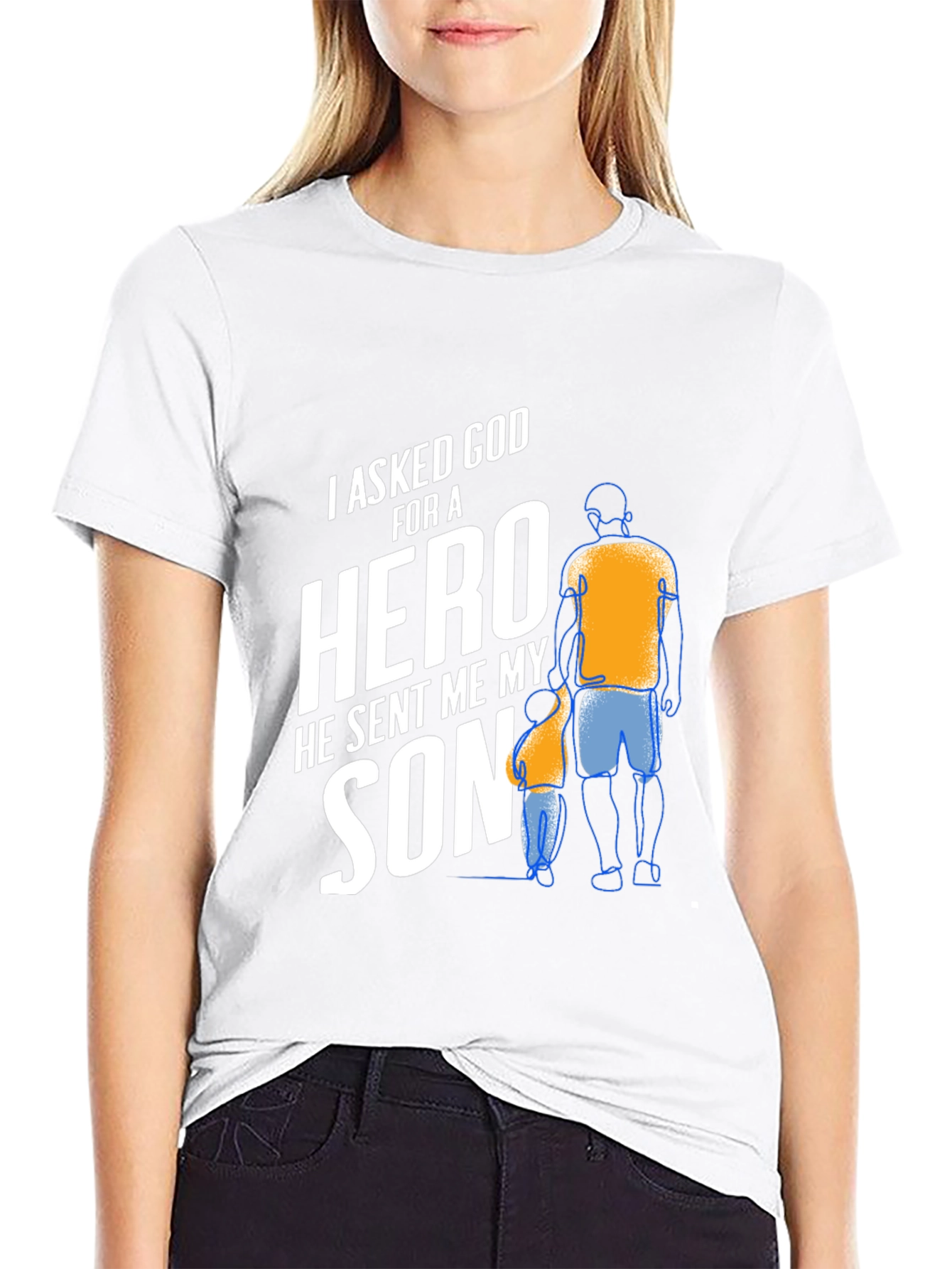 Hero Son T-Shirt: Father & Son Graphic Tee