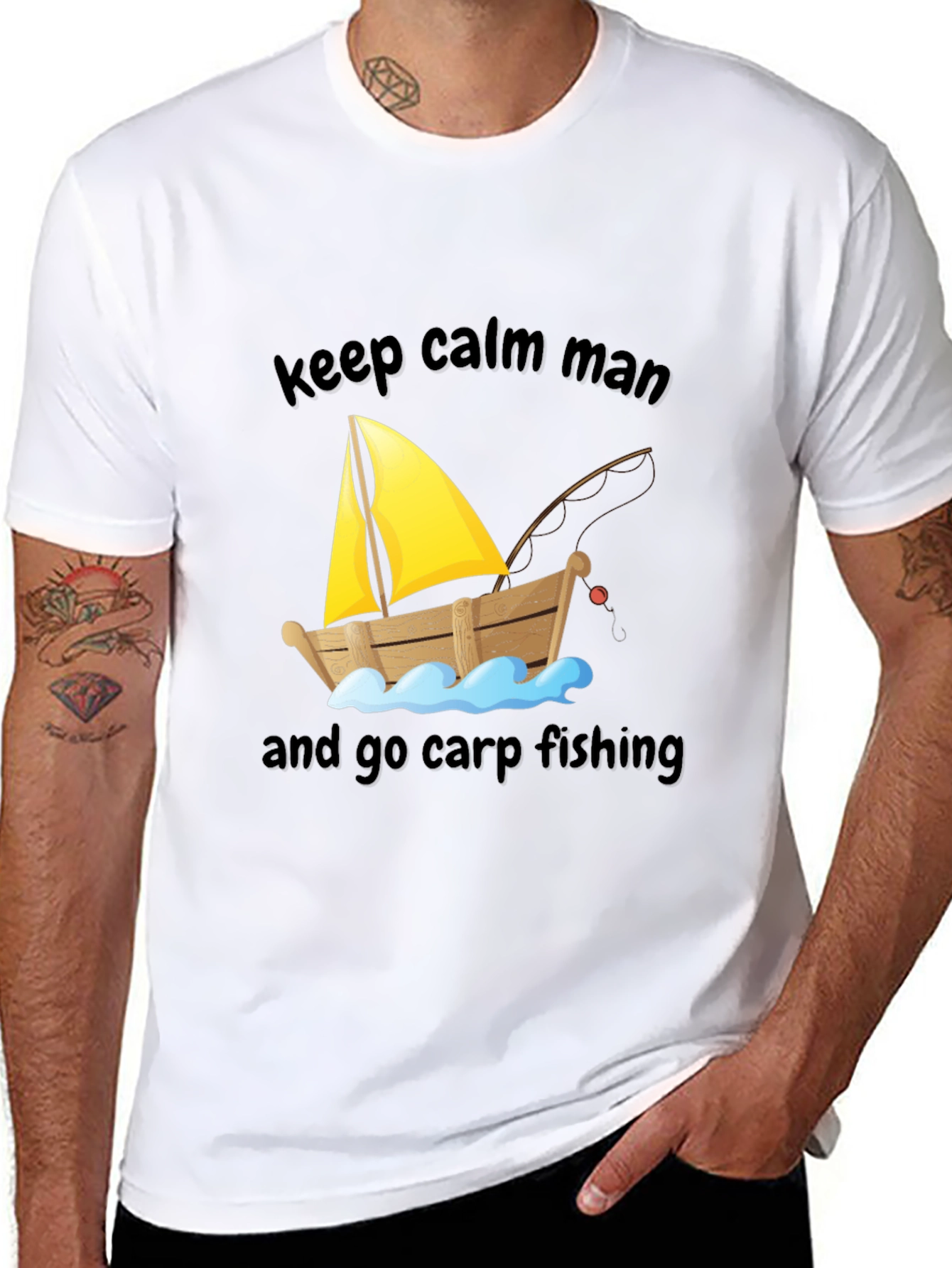 Keep Calm Carp Fishing T-Shirt
