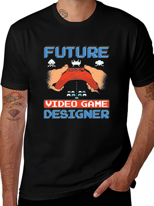 Future Video Game Designer Black T-Shirt
