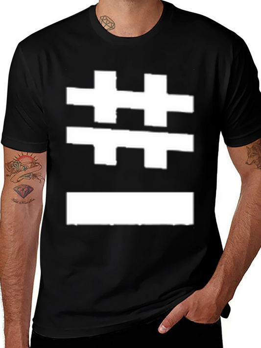 Graphic Print Black T-Shirt