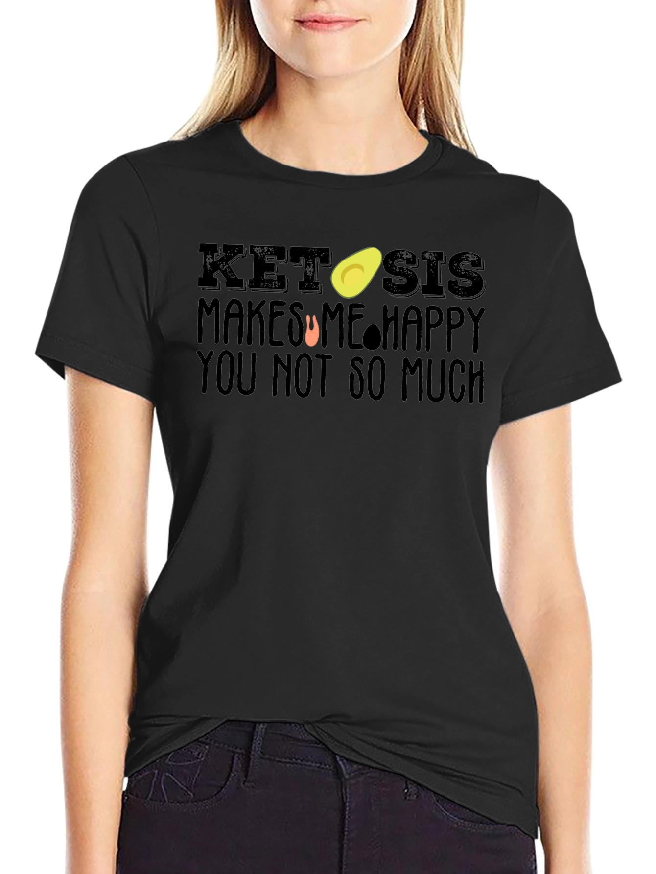 Ketosis Makes Me Happy Graphic T-Shirt