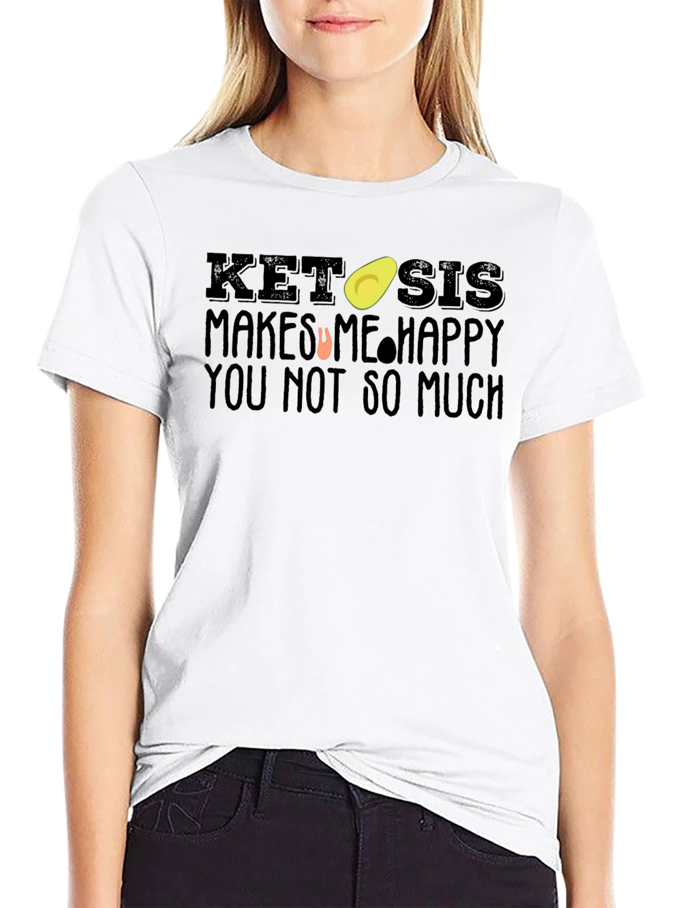 Ketosis Makes Me Happy Graphic T-Shirt