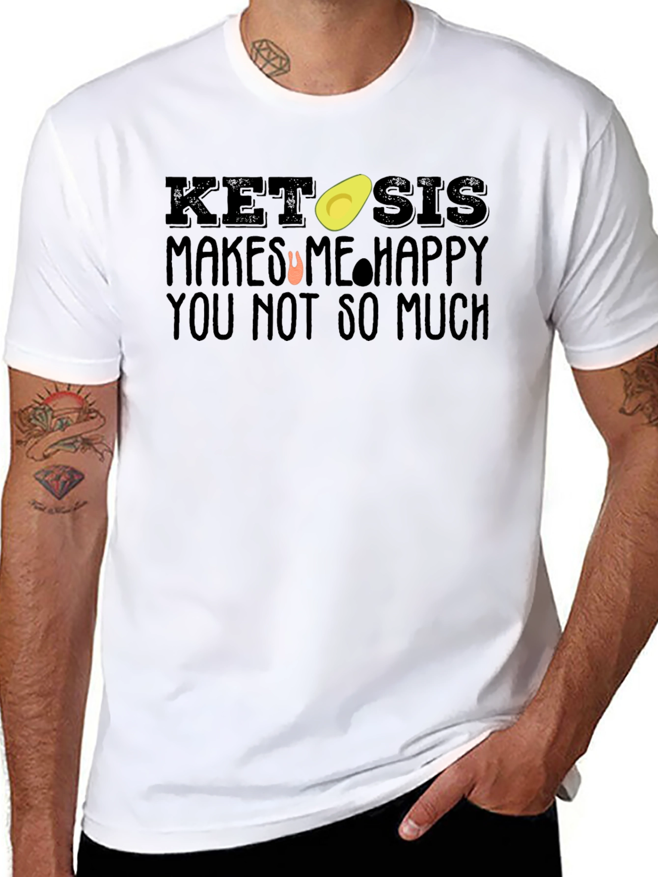 Ketosis Makes Me Happy Graphic T-Shirt