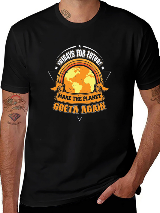 Fridays For Future T-Shirt: Make The Planet Greta Again