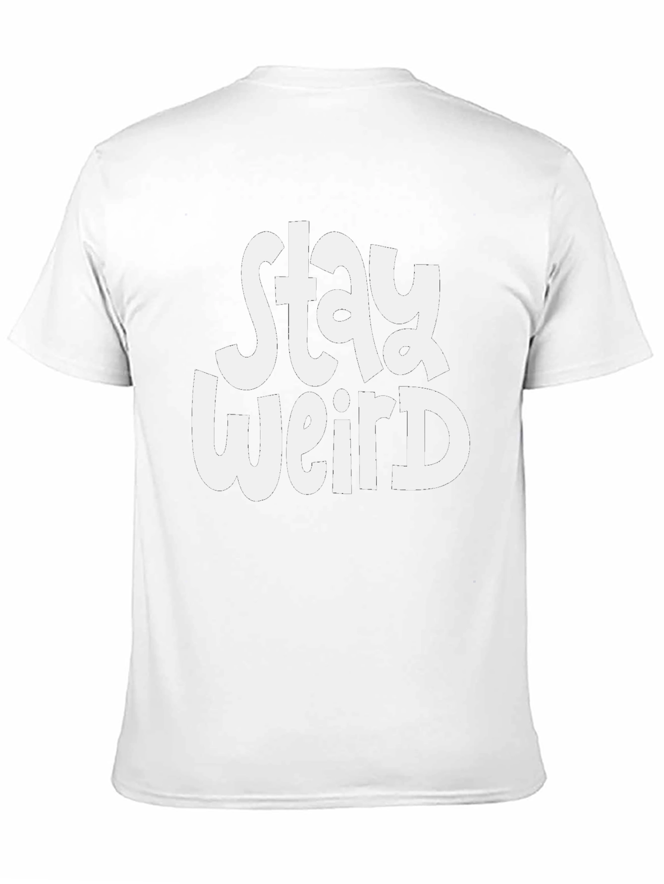 Stay Weird Graphic Tee - Black Unisex T-Shirt