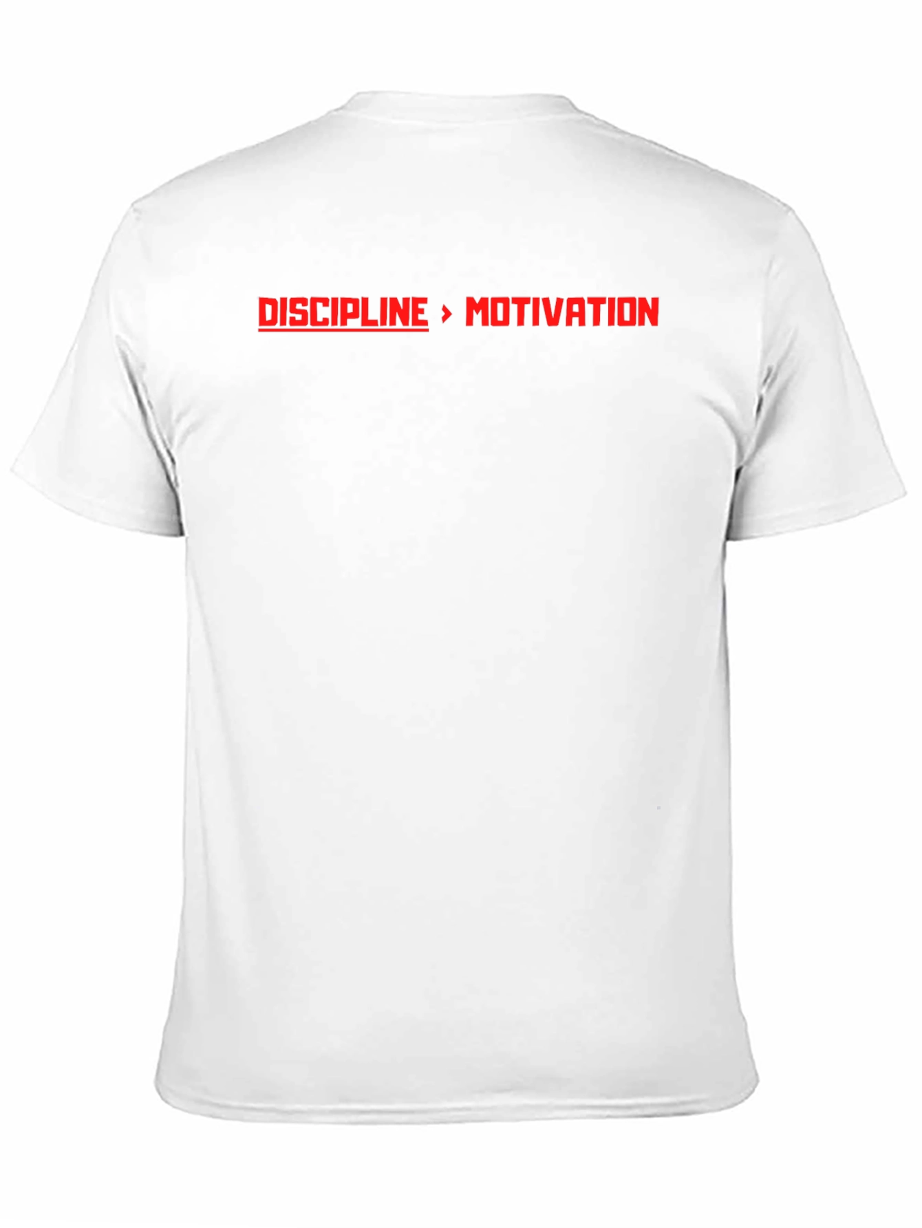 Discipline Over Motivation Graphic T-Shirt