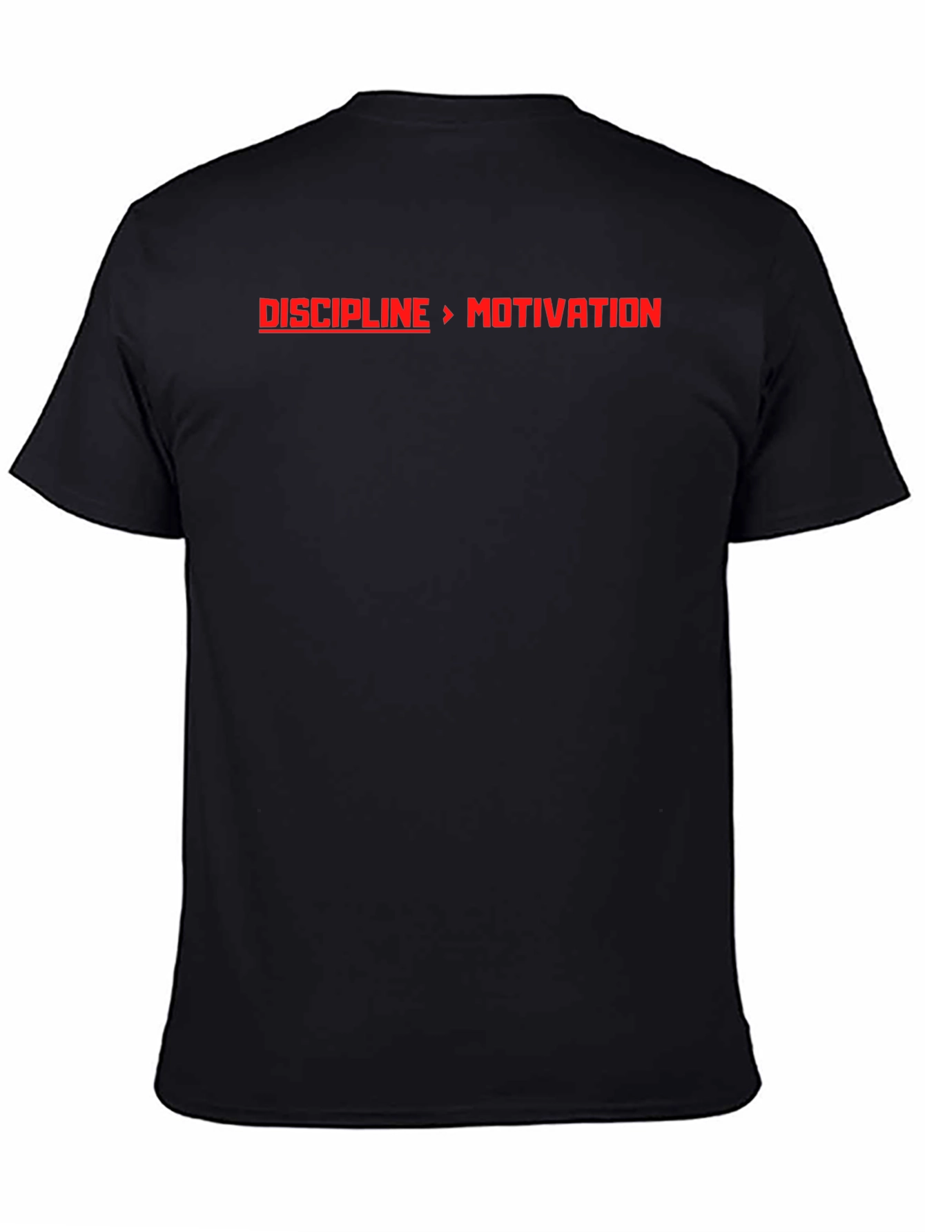 Discipline Over Motivation Graphic T-Shirt