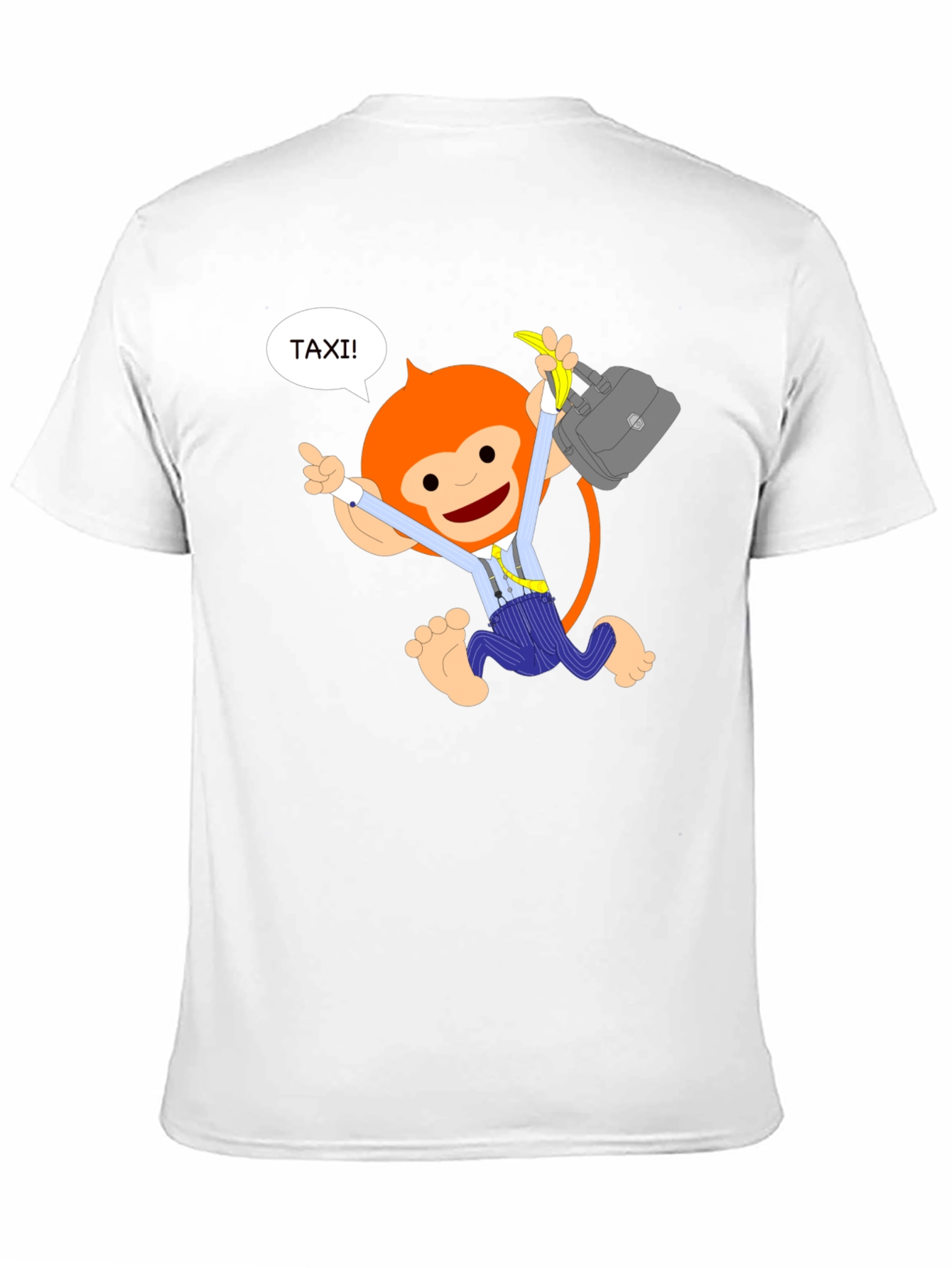 Funky Monkey Taxi T-Shirt - Novelty Tee