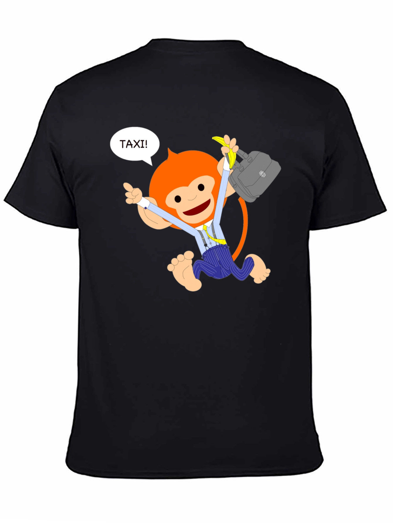 Funky Monkey Taxi T-Shirt - Novelty Tee