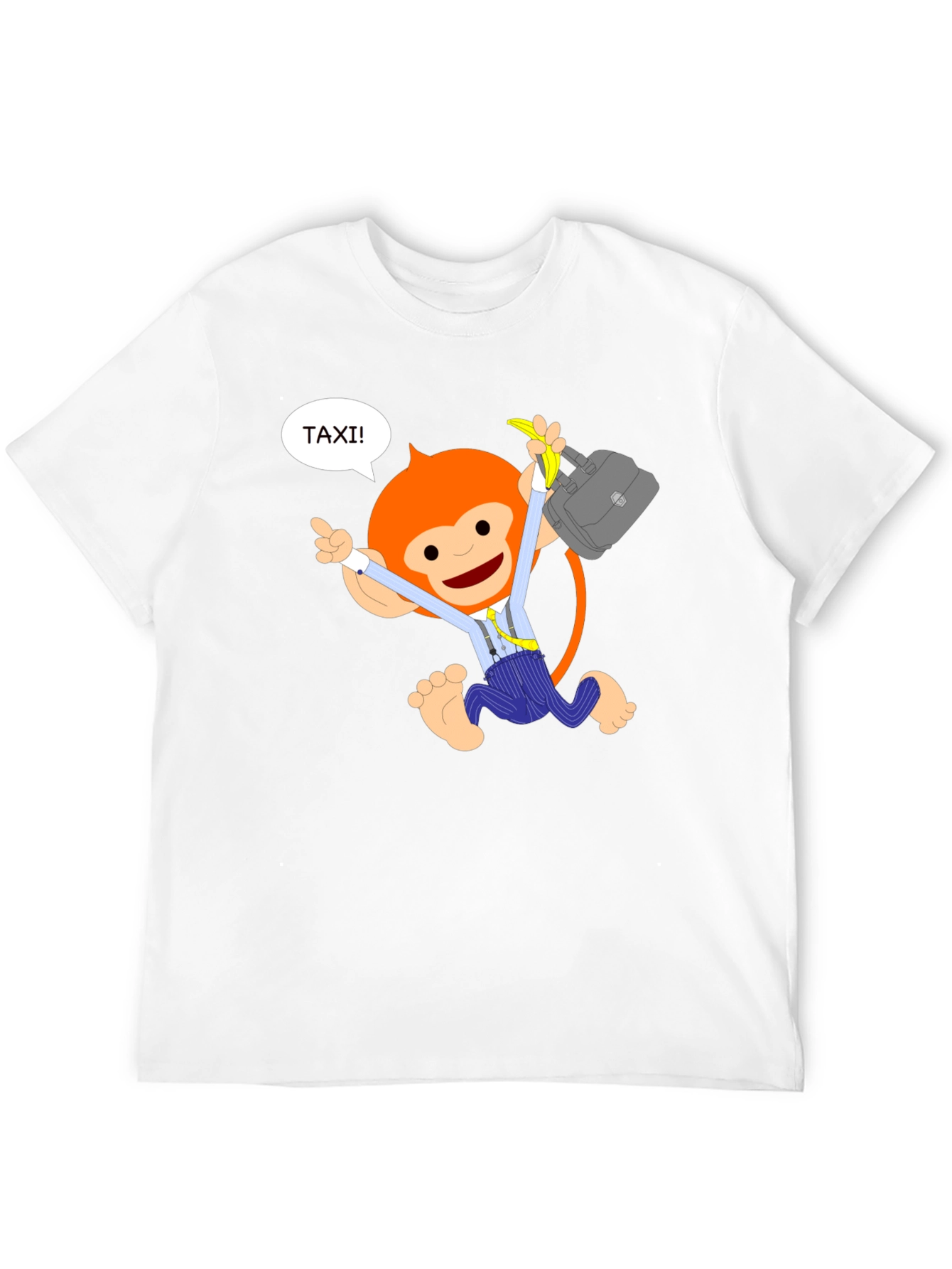 Funky Monkey Taxi T-Shirt - Novelty Tee