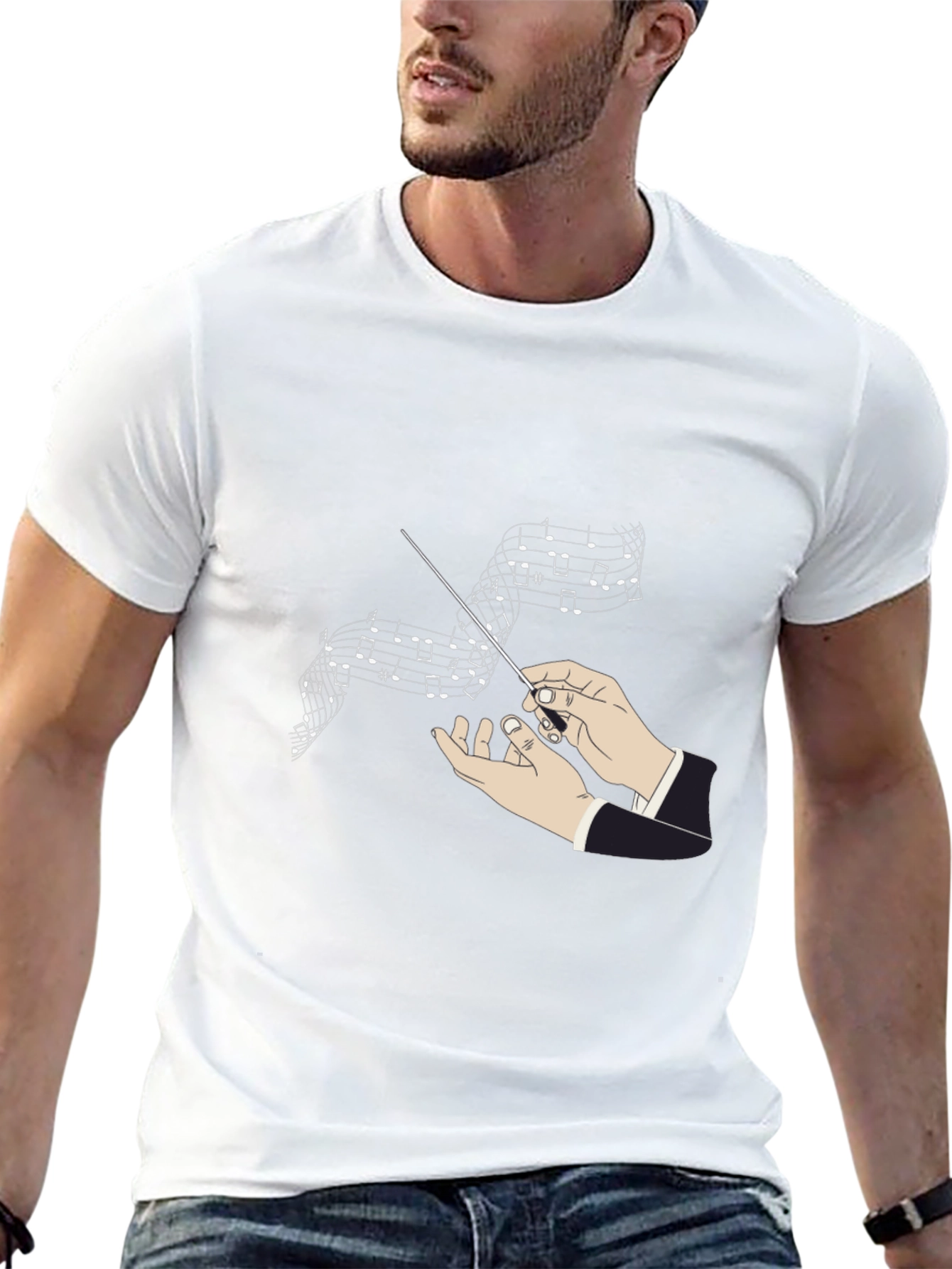 Conductor Graphic Tee - Music Lovers T-Shirt
