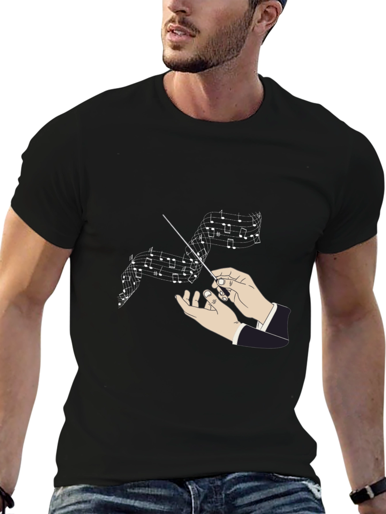 Conductor Graphic Tee - Music Lovers T-Shirt