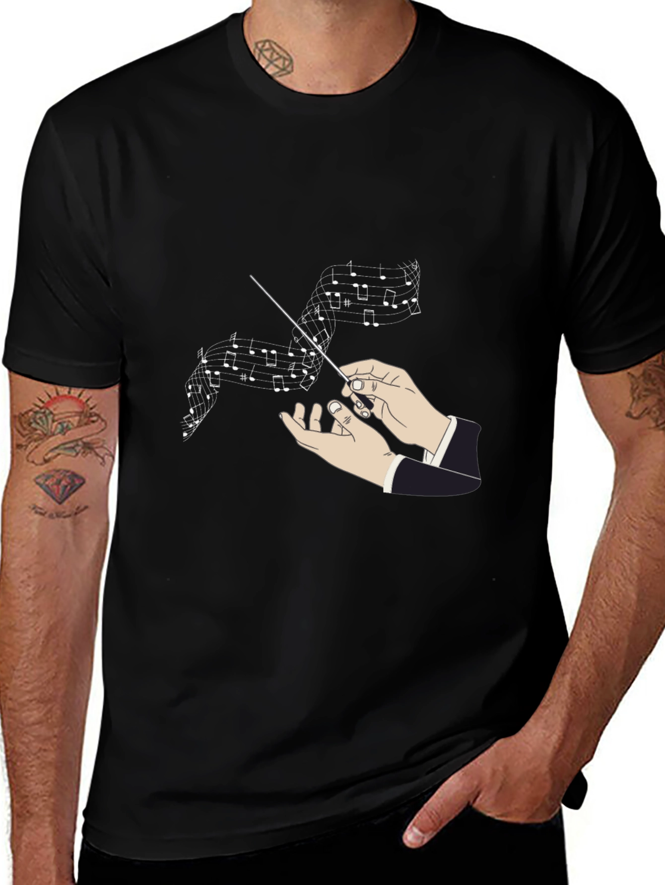 Conductor Graphic Tee - Music Lovers T-Shirt