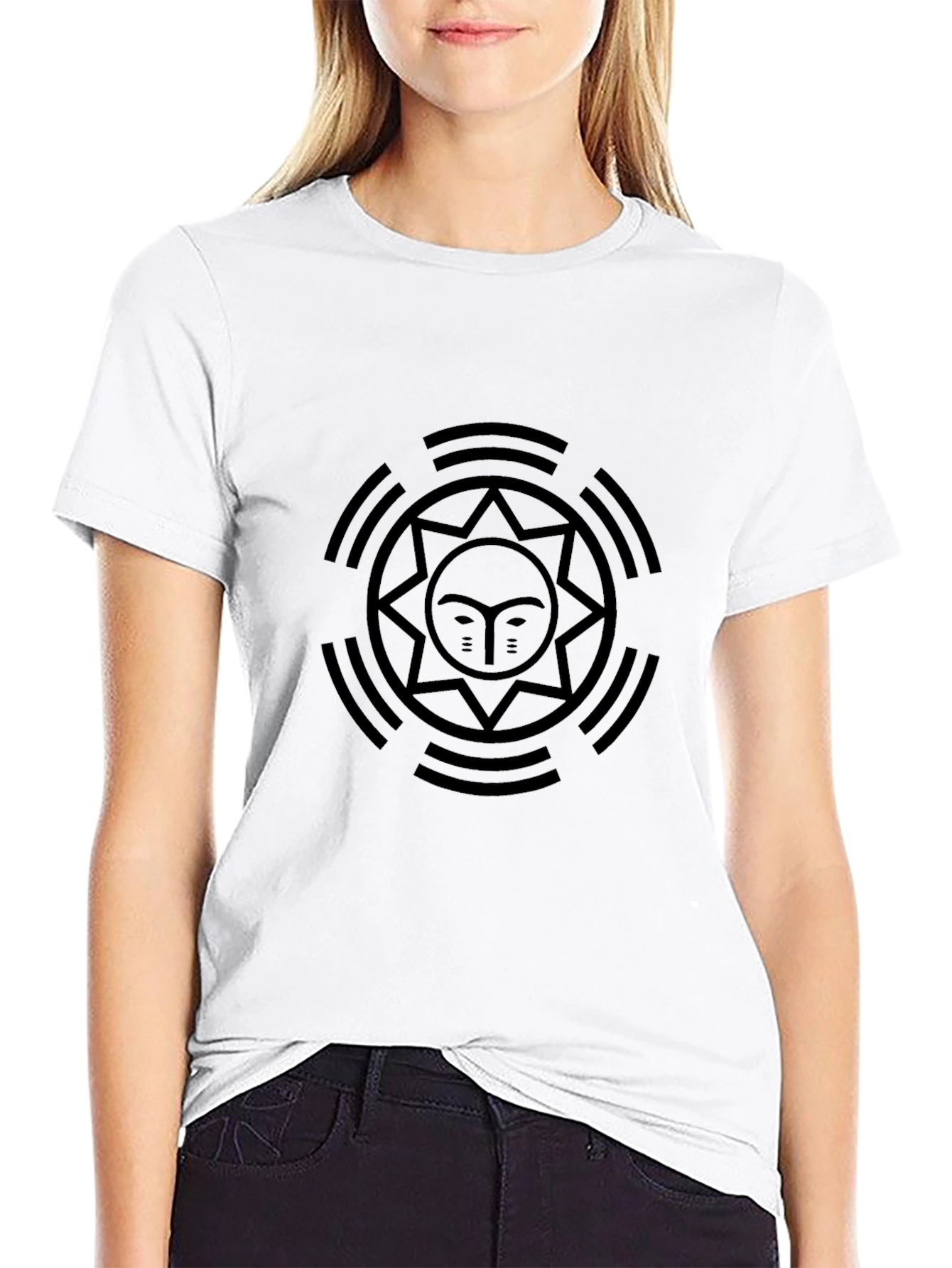 Mystic Sun Graphic Black T-Shirt