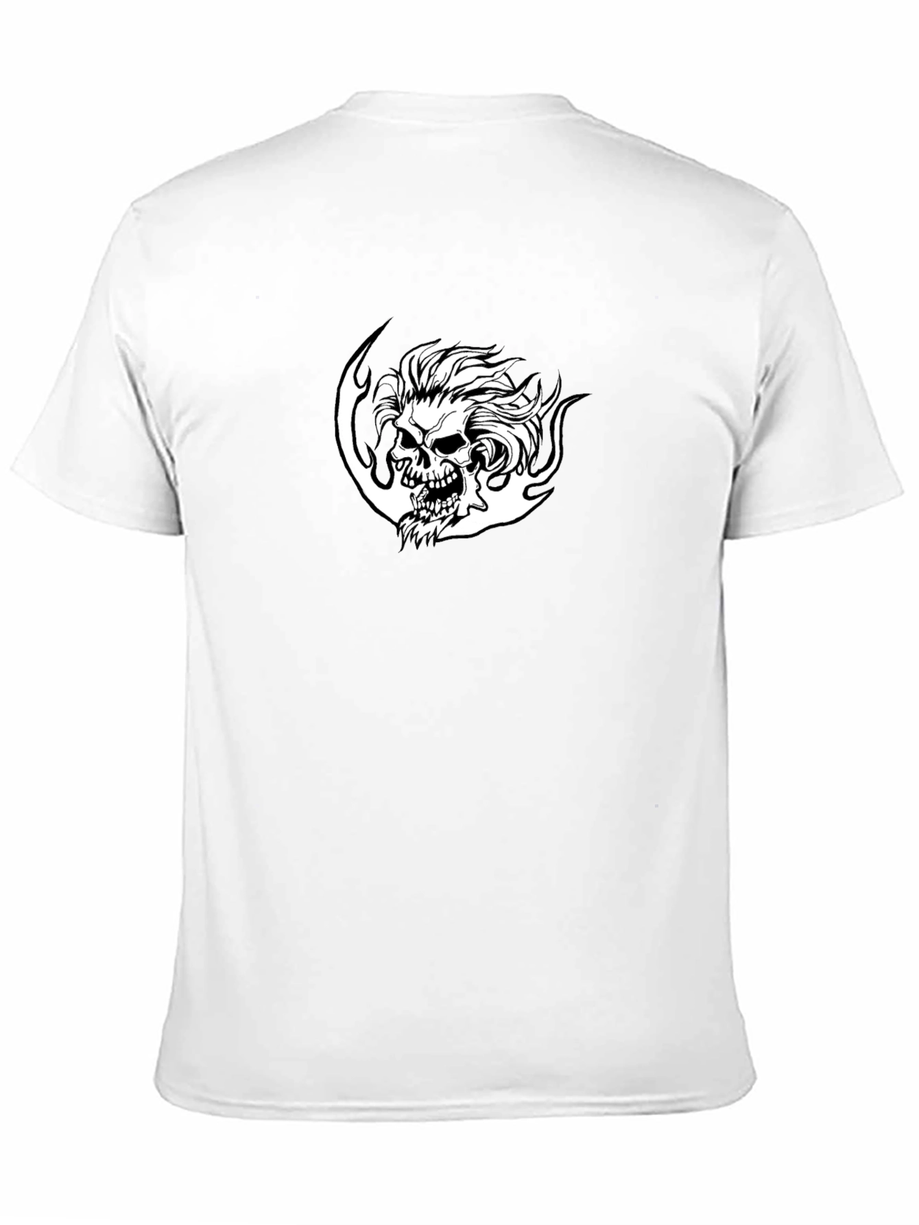Skull Graphic Black T-Shirt for Men