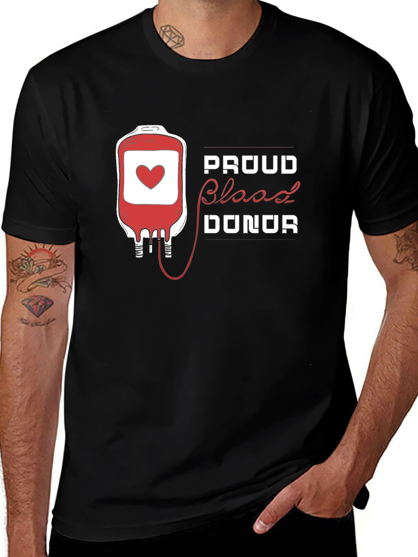 Proud Blood Donor Graphic Tee