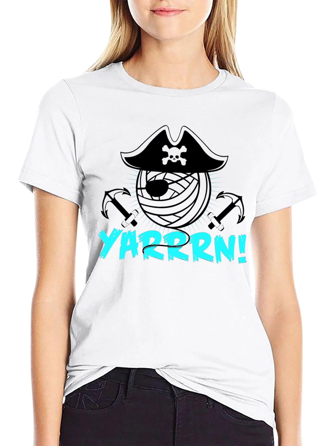 YARRRN! Pirate Yarn Lover Graphic Tee