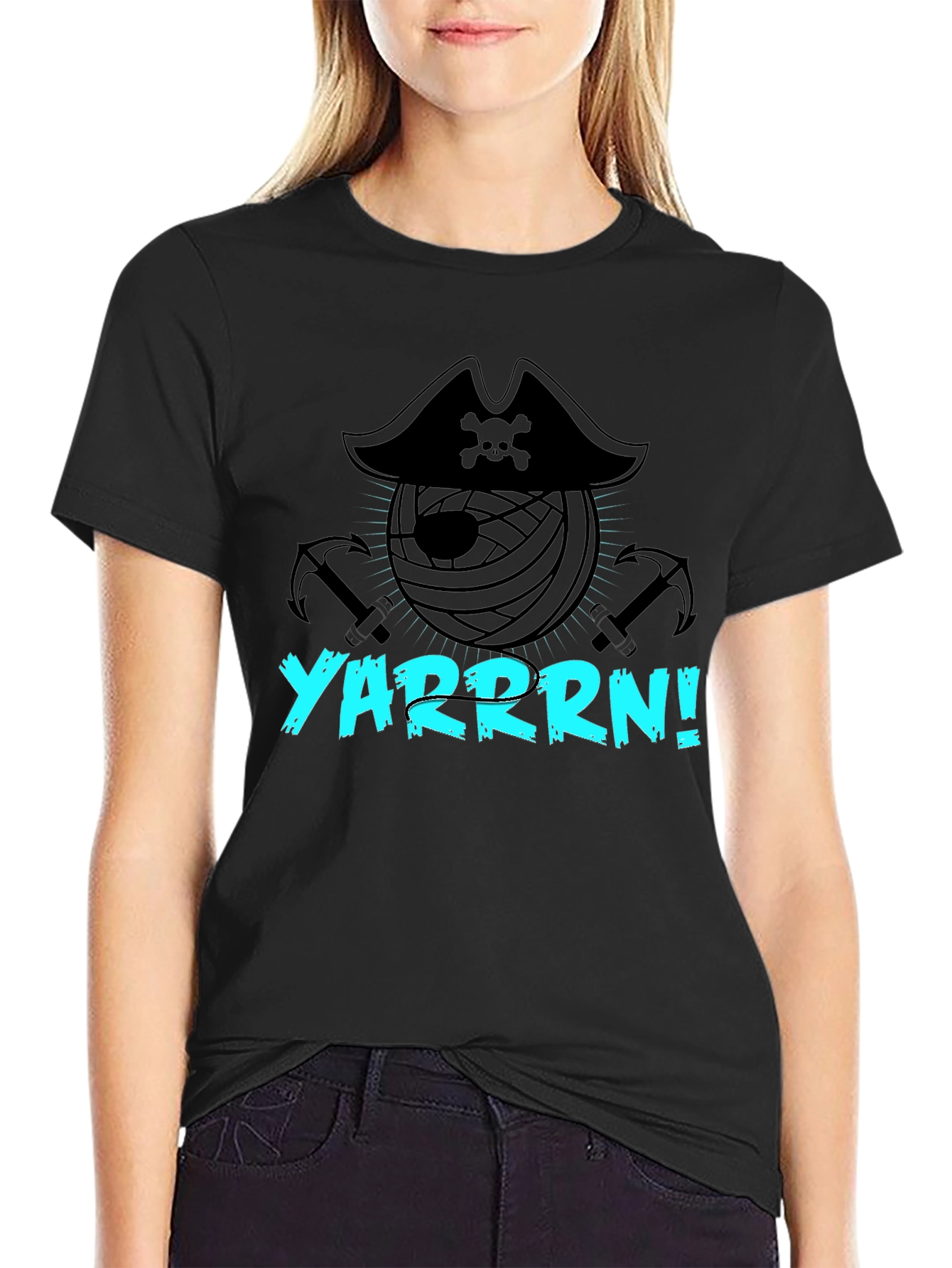 YARRRN! Pirate Yarn Lover Graphic Tee