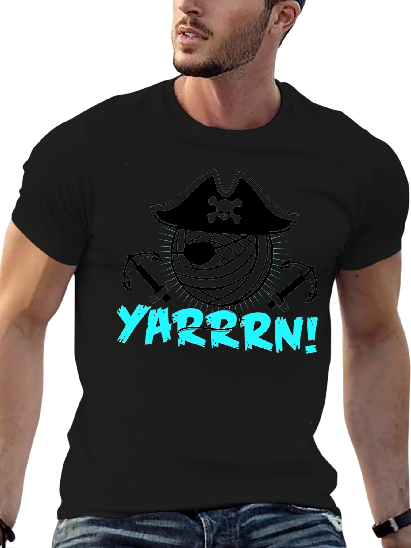 YARRRN! Pirate Yarn Lover Graphic Tee