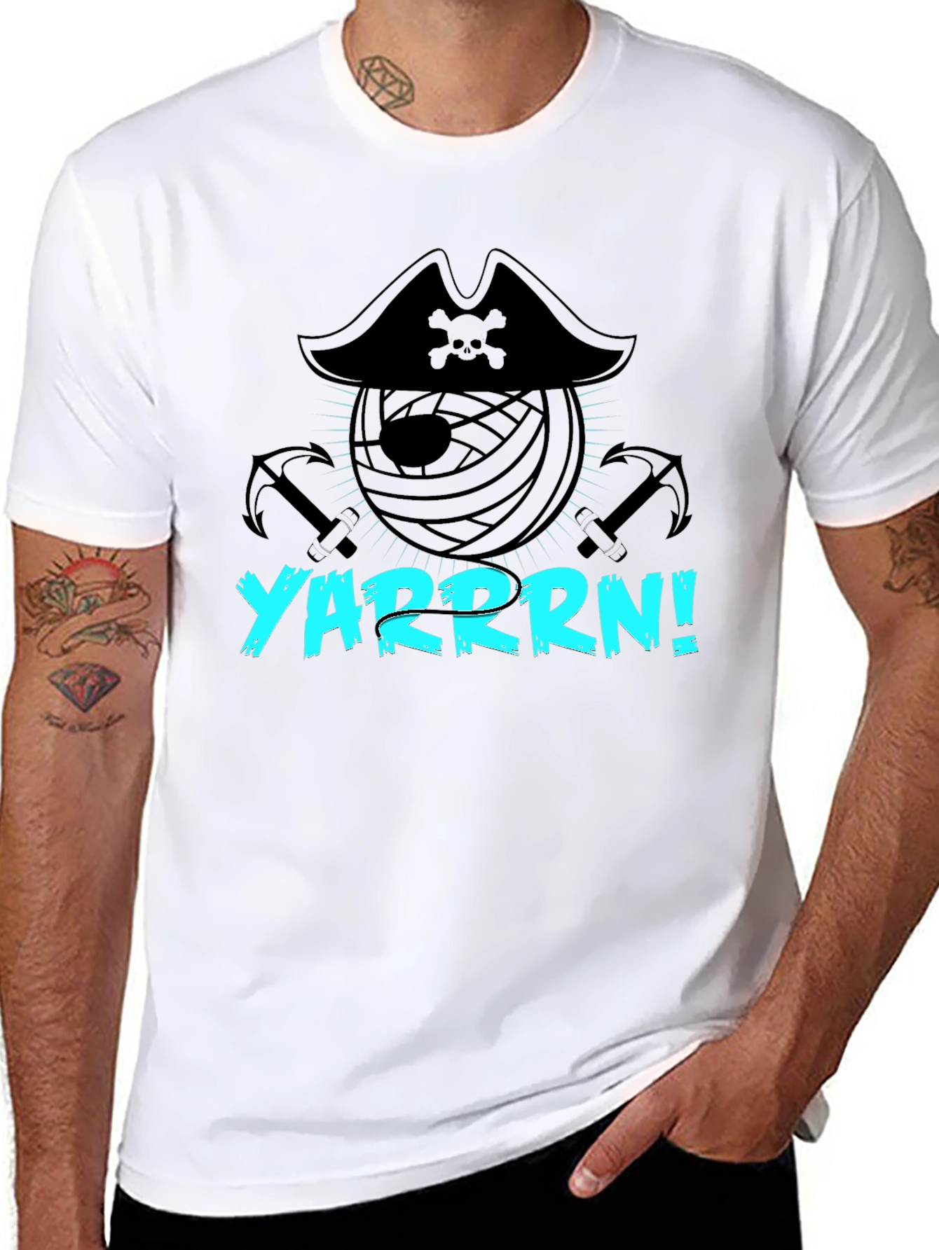 YARRRN! Pirate Yarn Lover Graphic Tee