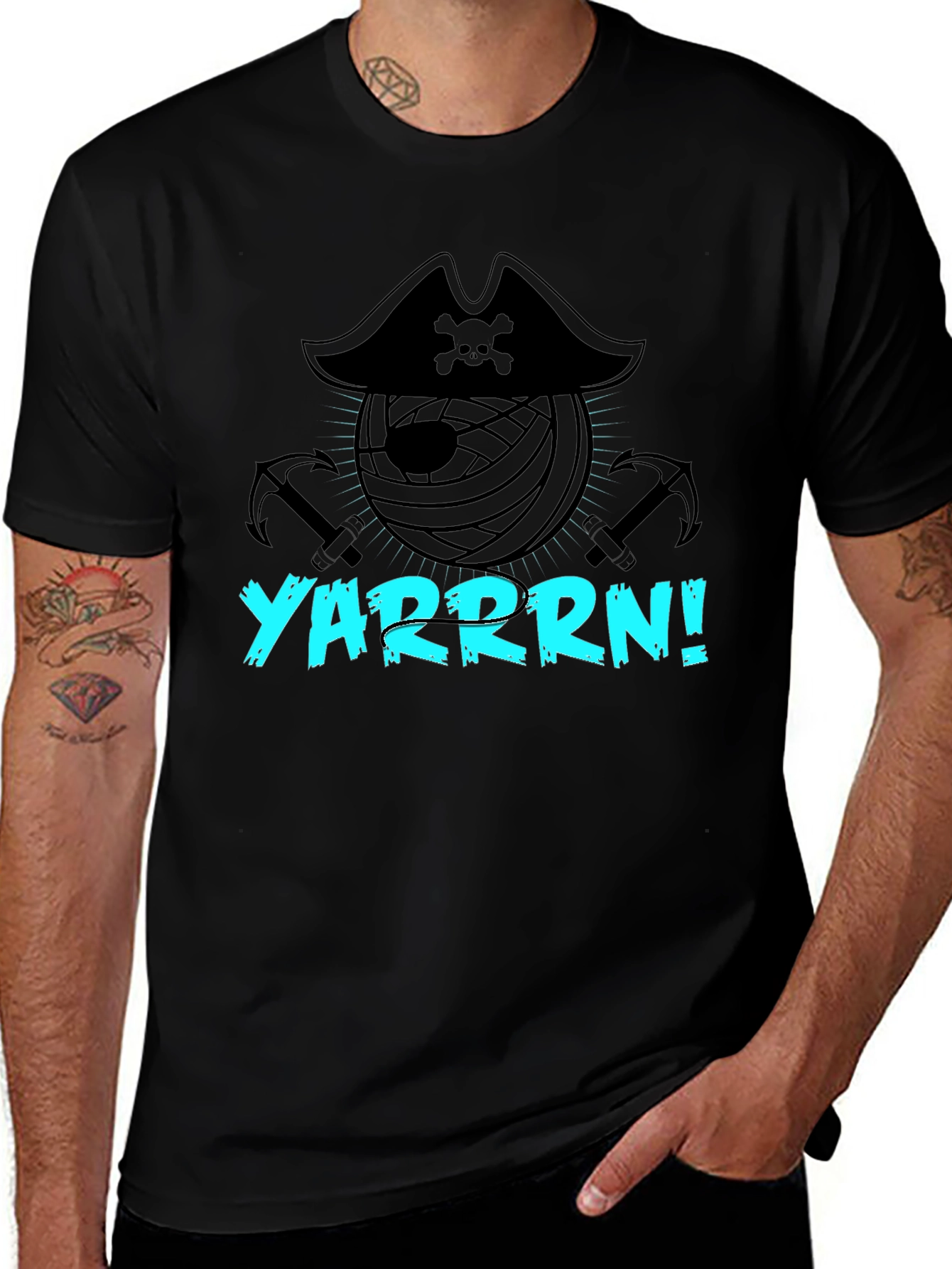 YARRRN! Pirate Yarn Lover Graphic Tee