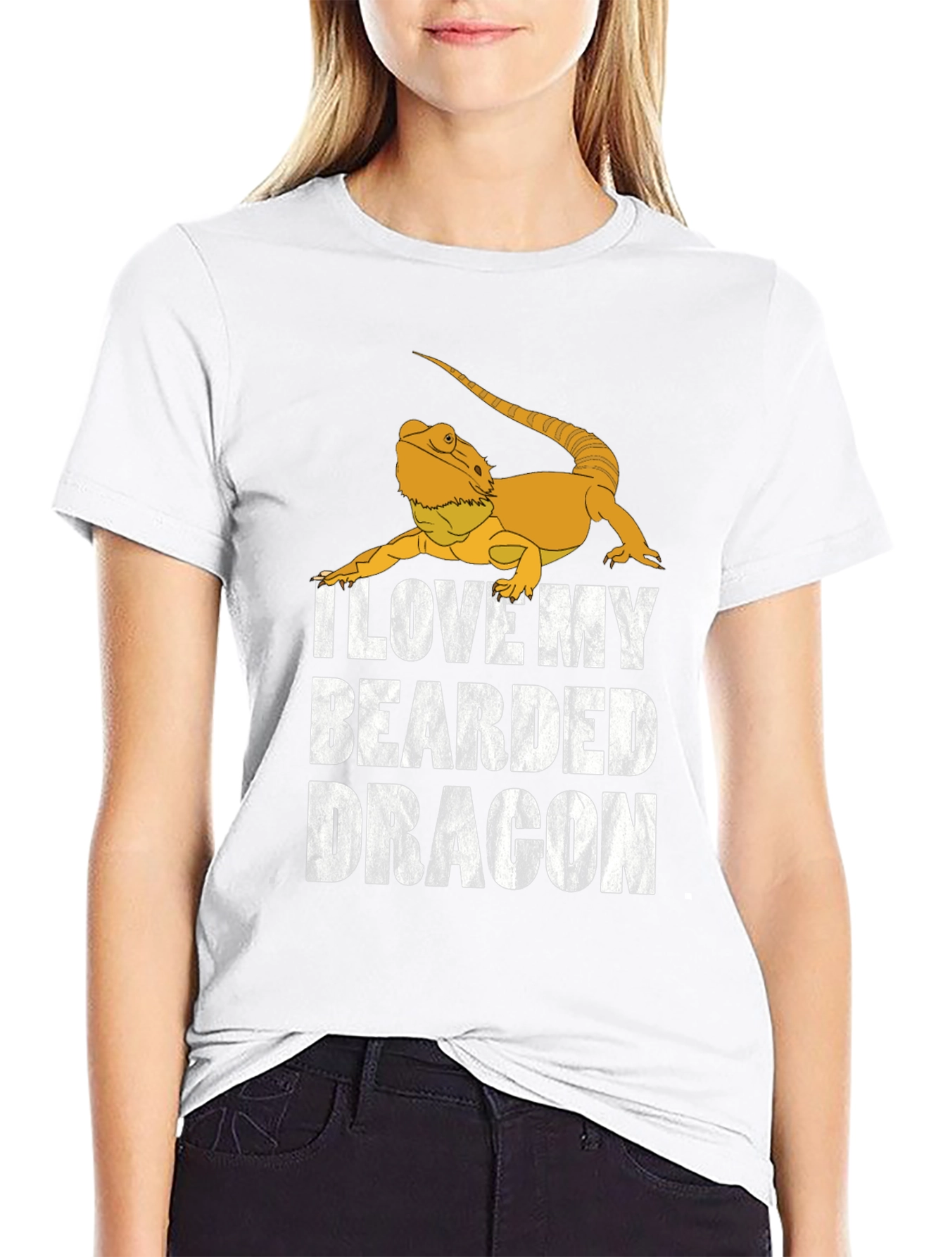 I Love My Bearded Dragon Graphic T-Shirt