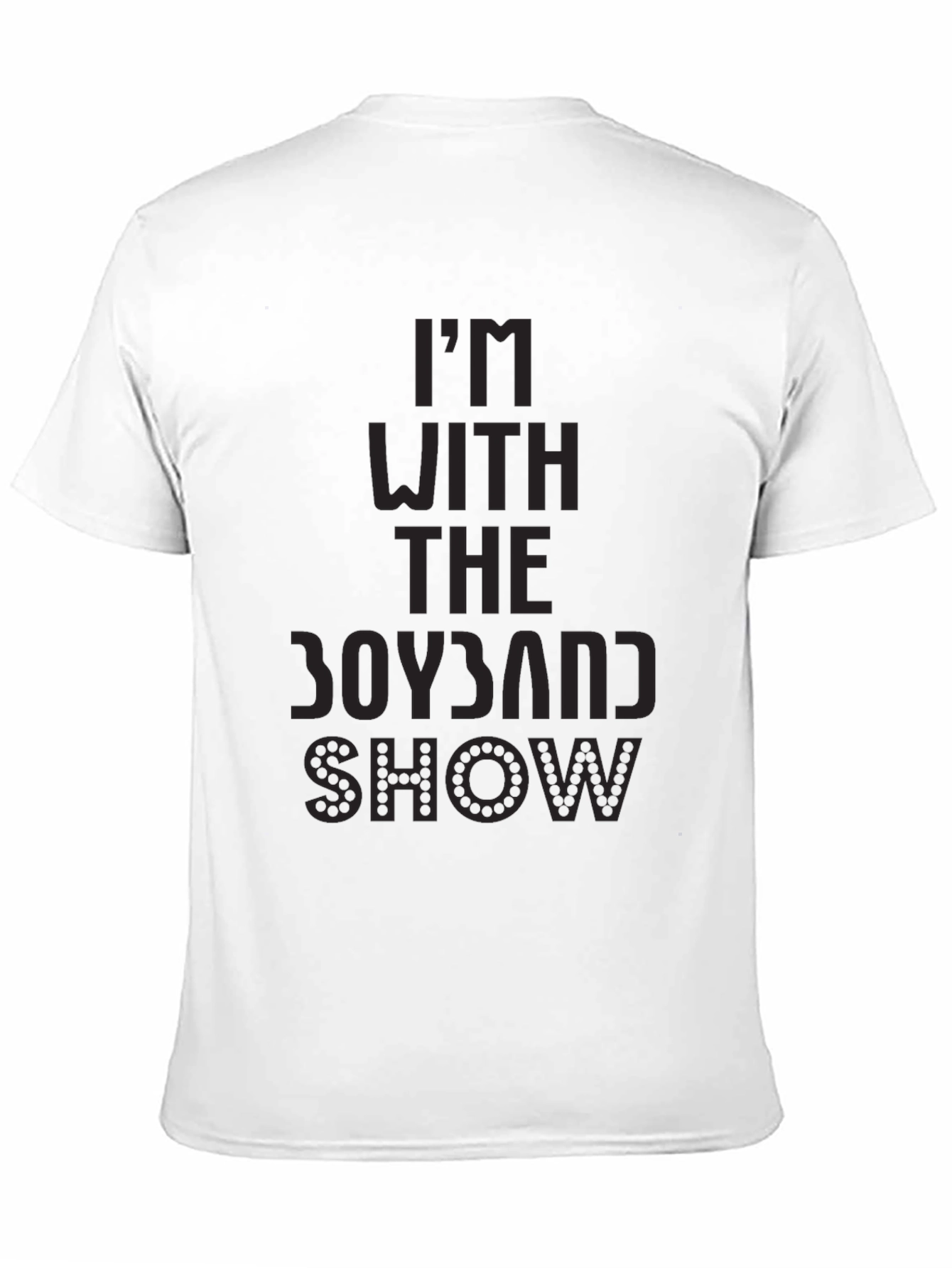 Boyband Show Black Graphic Tee