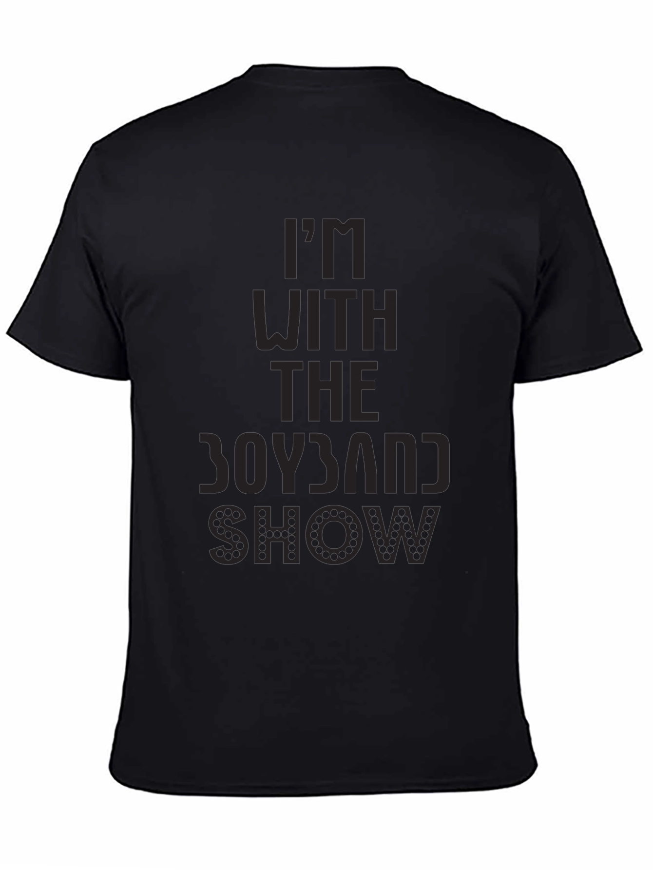 Boyband Show Black Graphic Tee