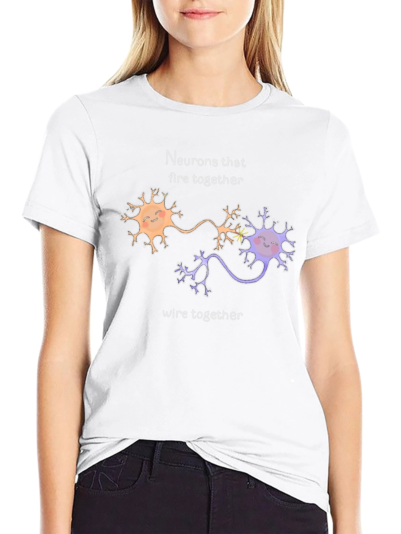 Neurons That Fire Together Brain T-Shirt