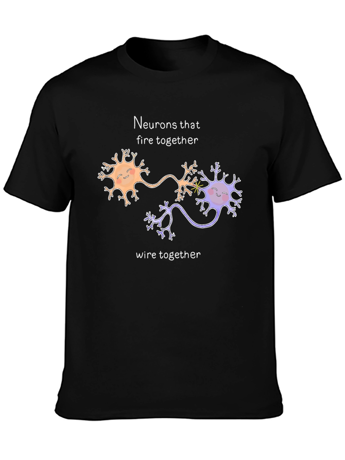 Neurons That Fire Together Brain T-Shirt