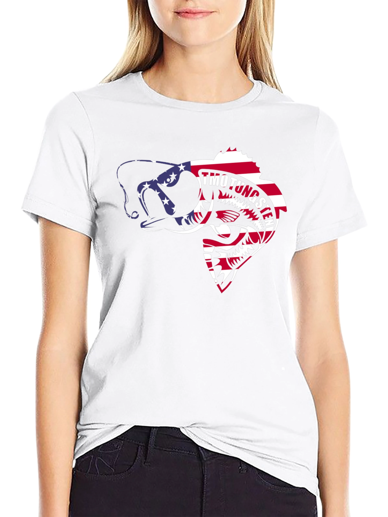 American Flag Fish Graphic Tee - Anglers Pride