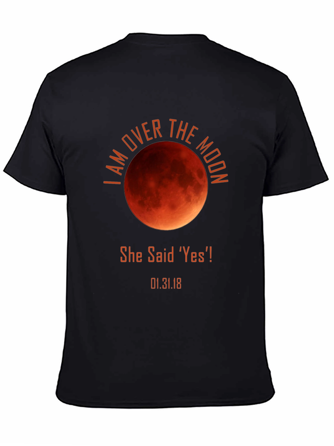 I Am Over the Moon Engagement T-Shirt