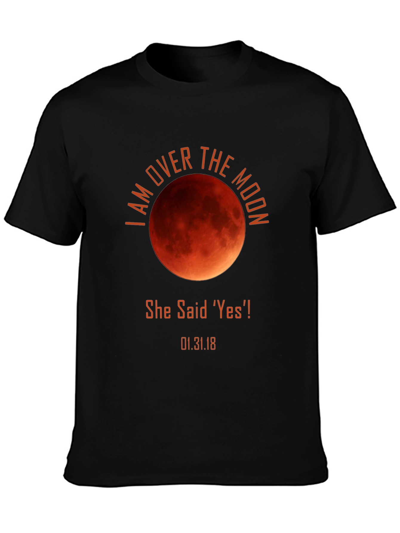 I Am Over the Moon Engagement T-Shirt