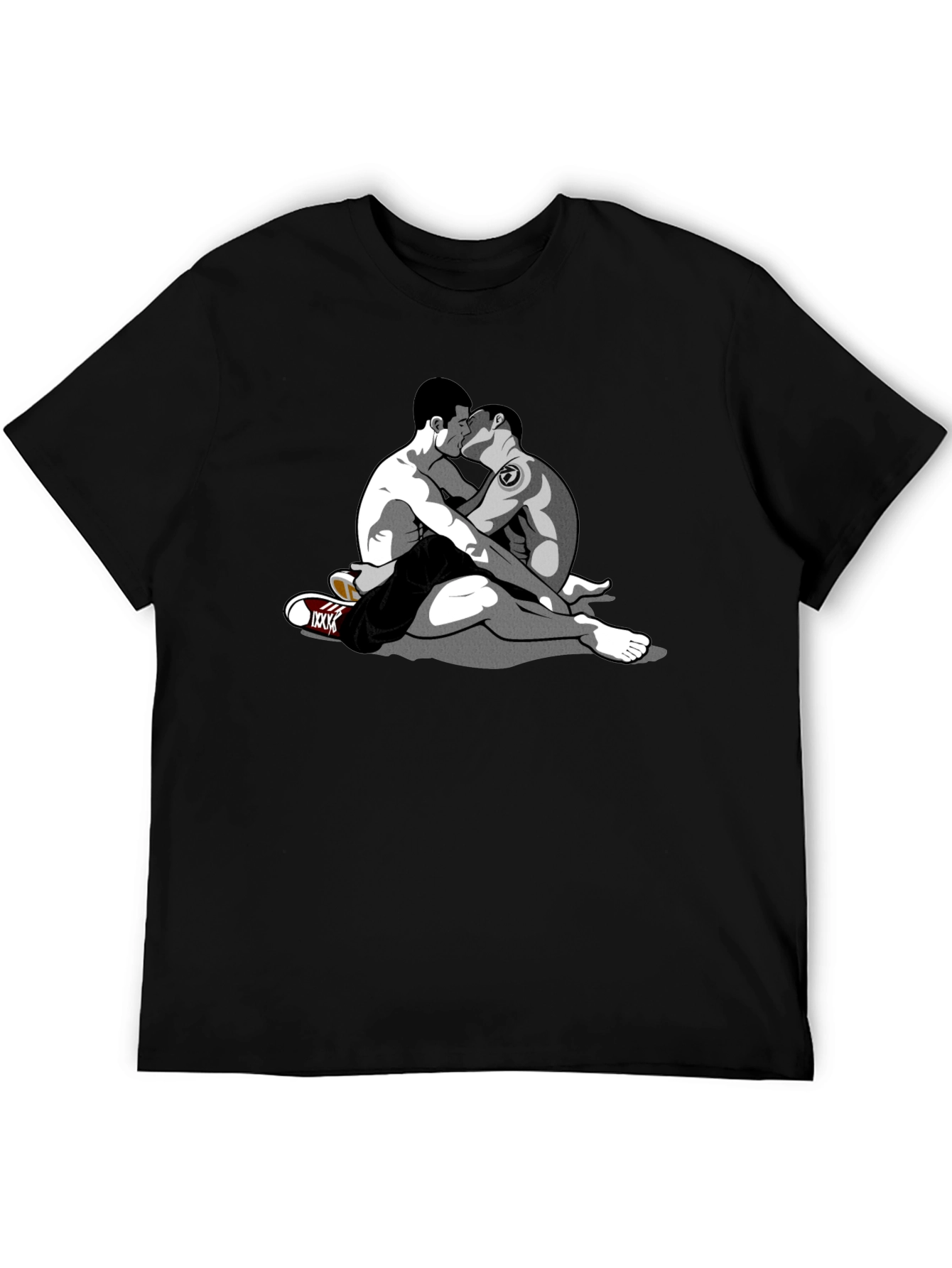 Embrace Tee - Graphic Gay Kiss Design