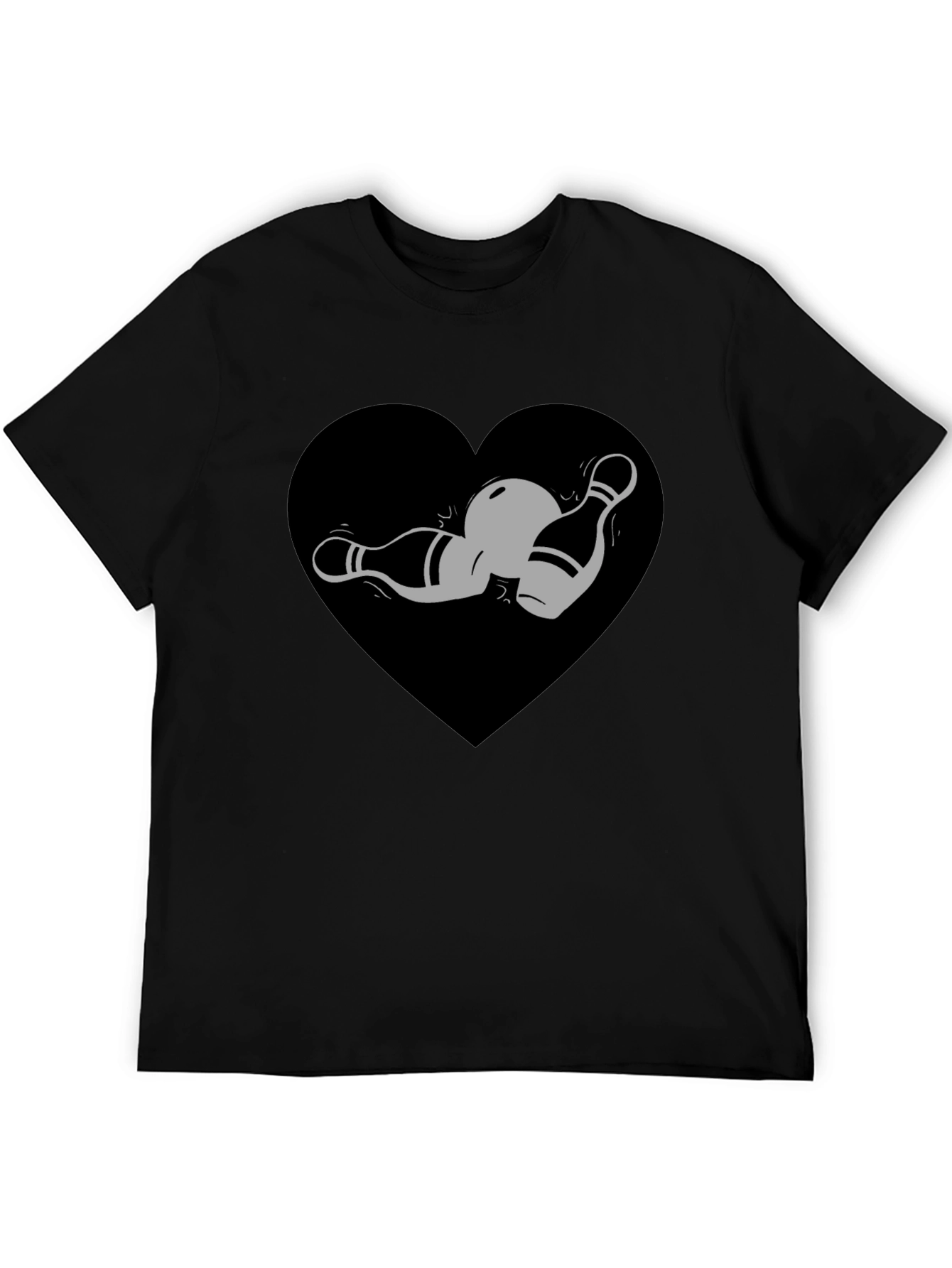 Bowling Heart T-Shirt - Strike Up Your Style!