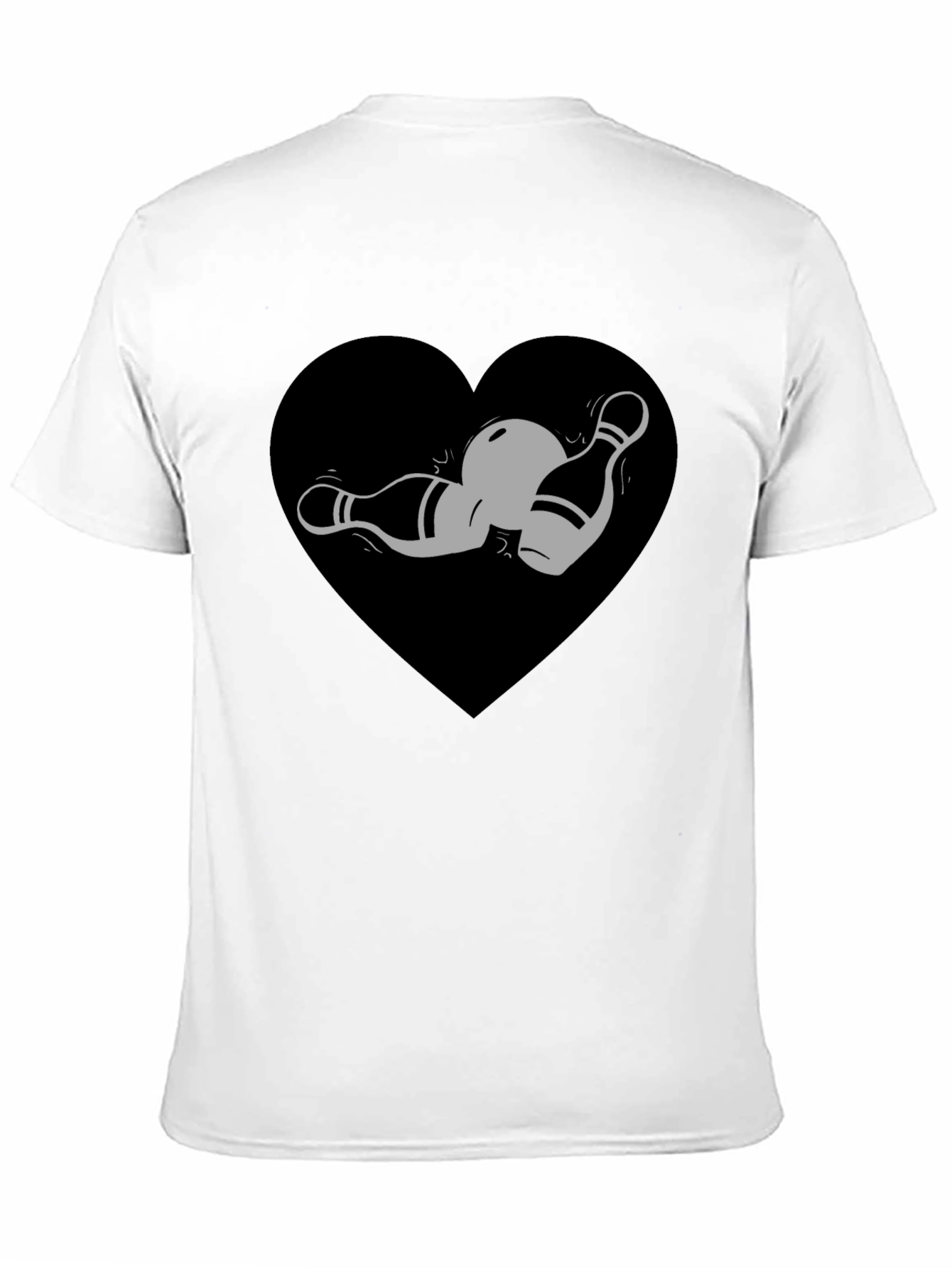 Bowling Heart T-Shirt - Strike Up Your Style!