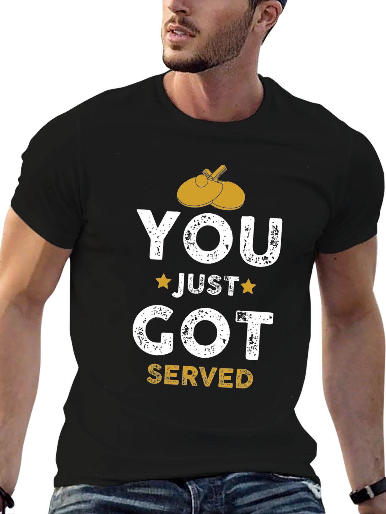 You Just Got Served Table Tennis Graphic T-Shirt