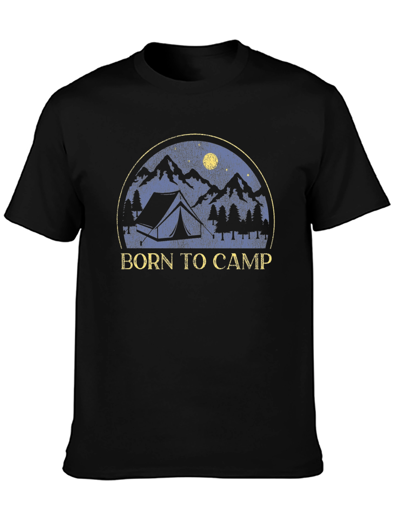 Born to Camp Graphic Tee - Adventure Awaits!