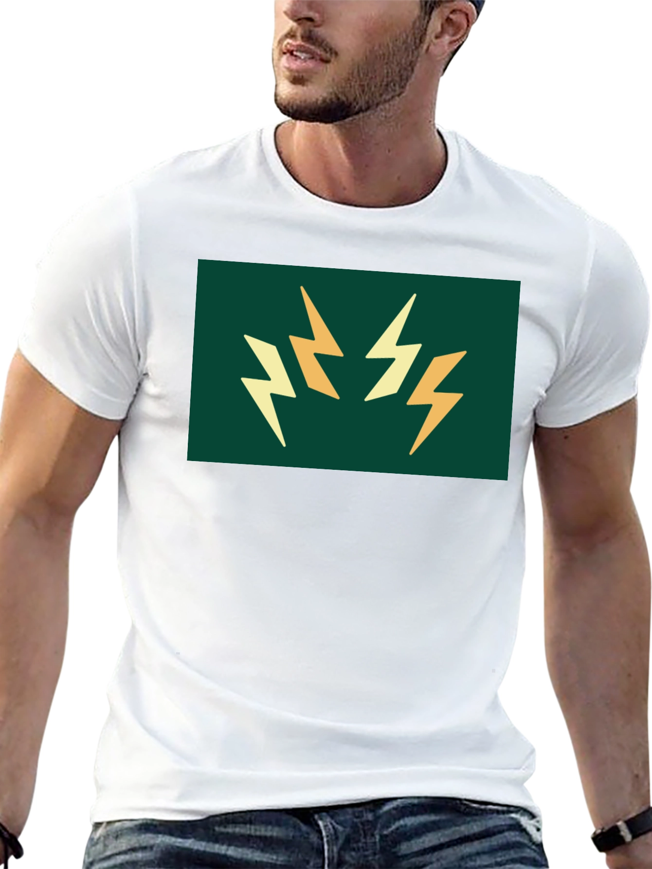 Lightning Bolt Graphic T-Shirt