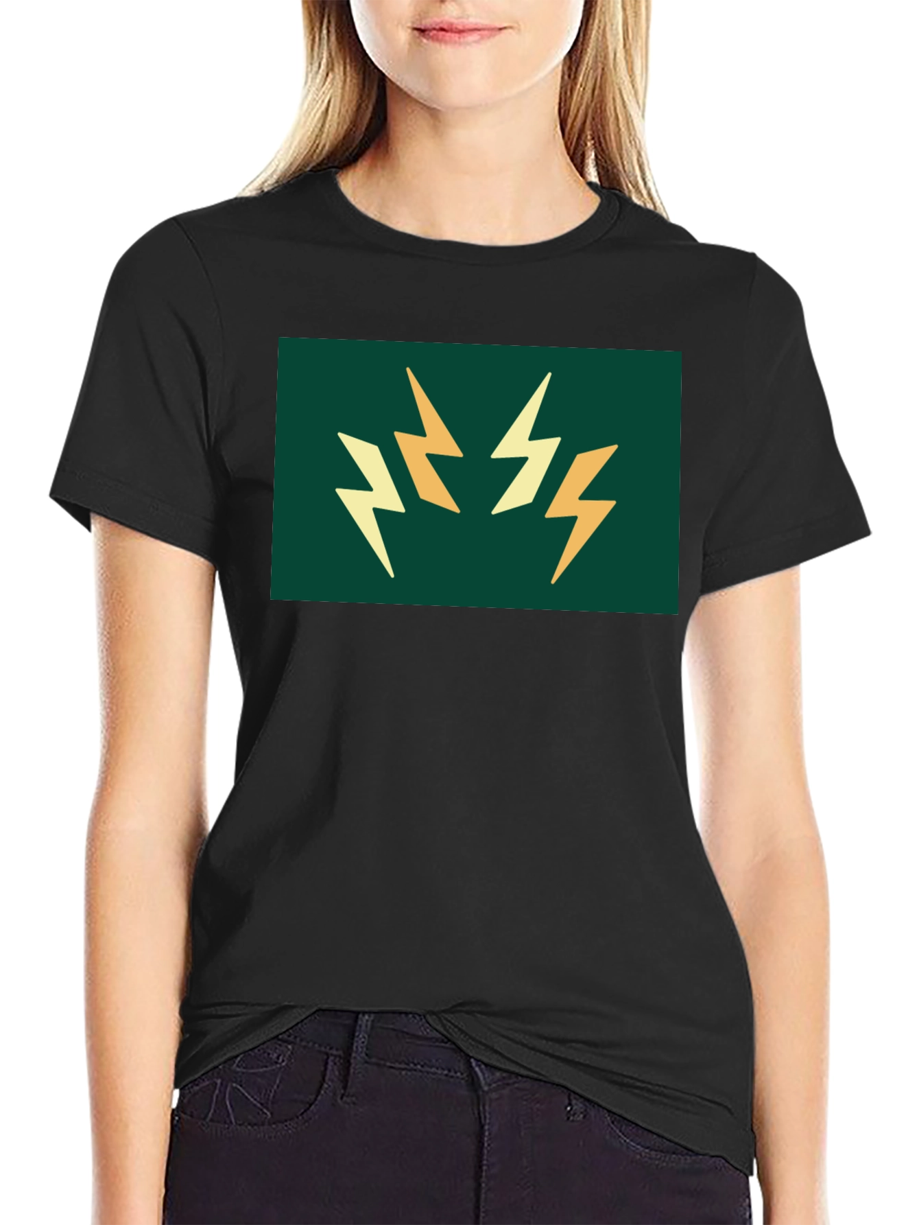 Lightning Bolt Graphic T-Shirt