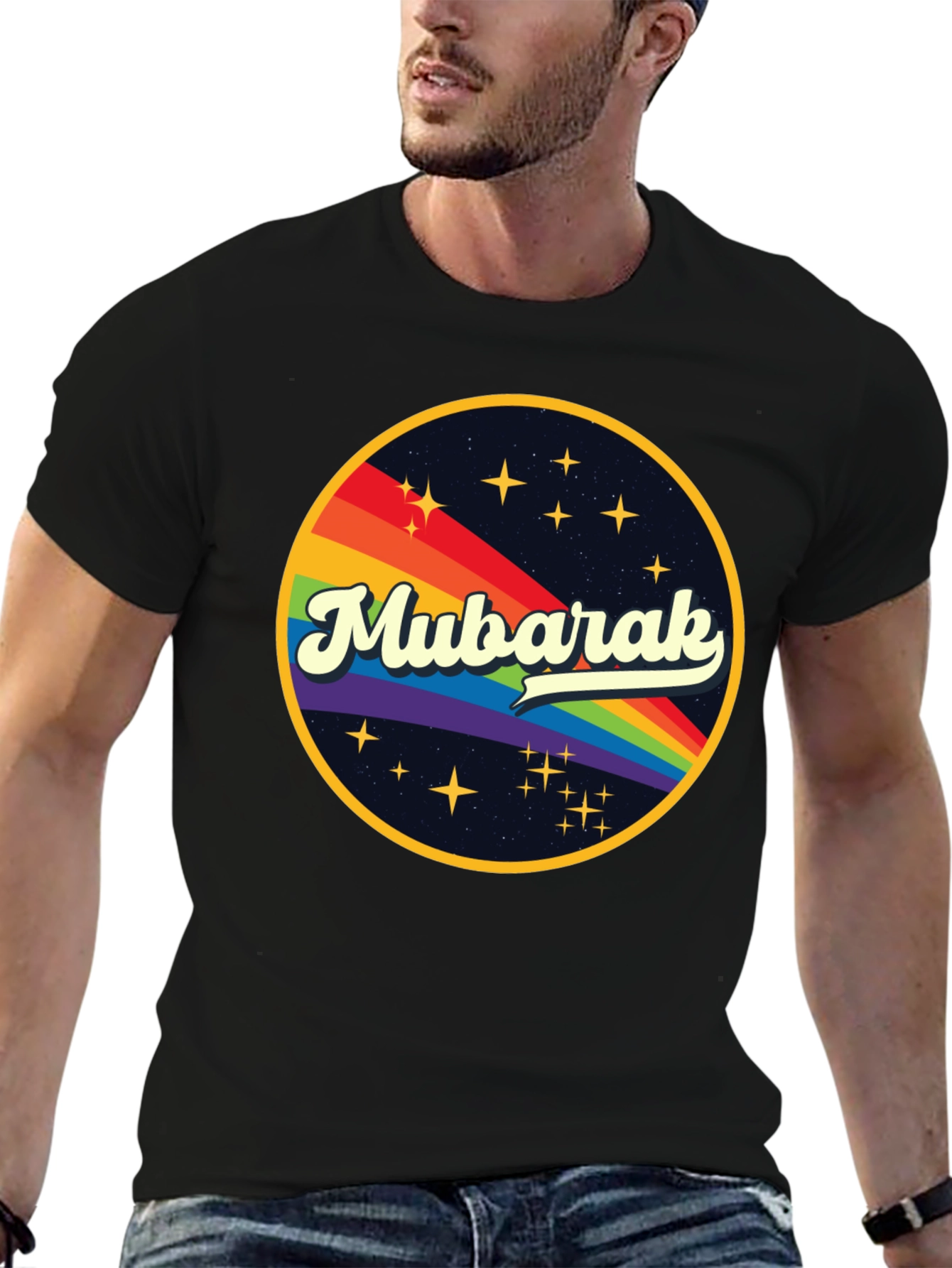 Mubarak Retro Rainbow T-Shirt