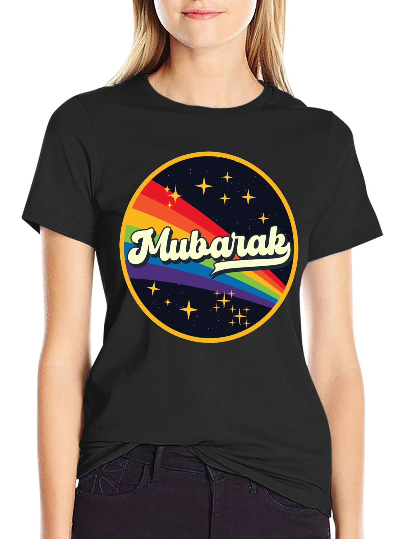Mubarak Retro Rainbow T-Shirt